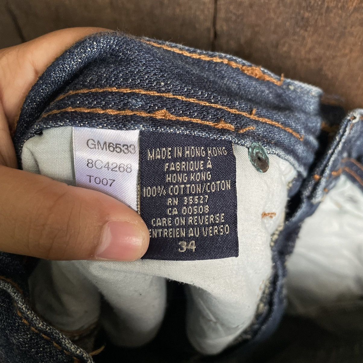 Marithe + Francois Girbaud Marithe Francois Girbaud Denim Jeans Size US 34 / EU 50 - 13 Thumbnail