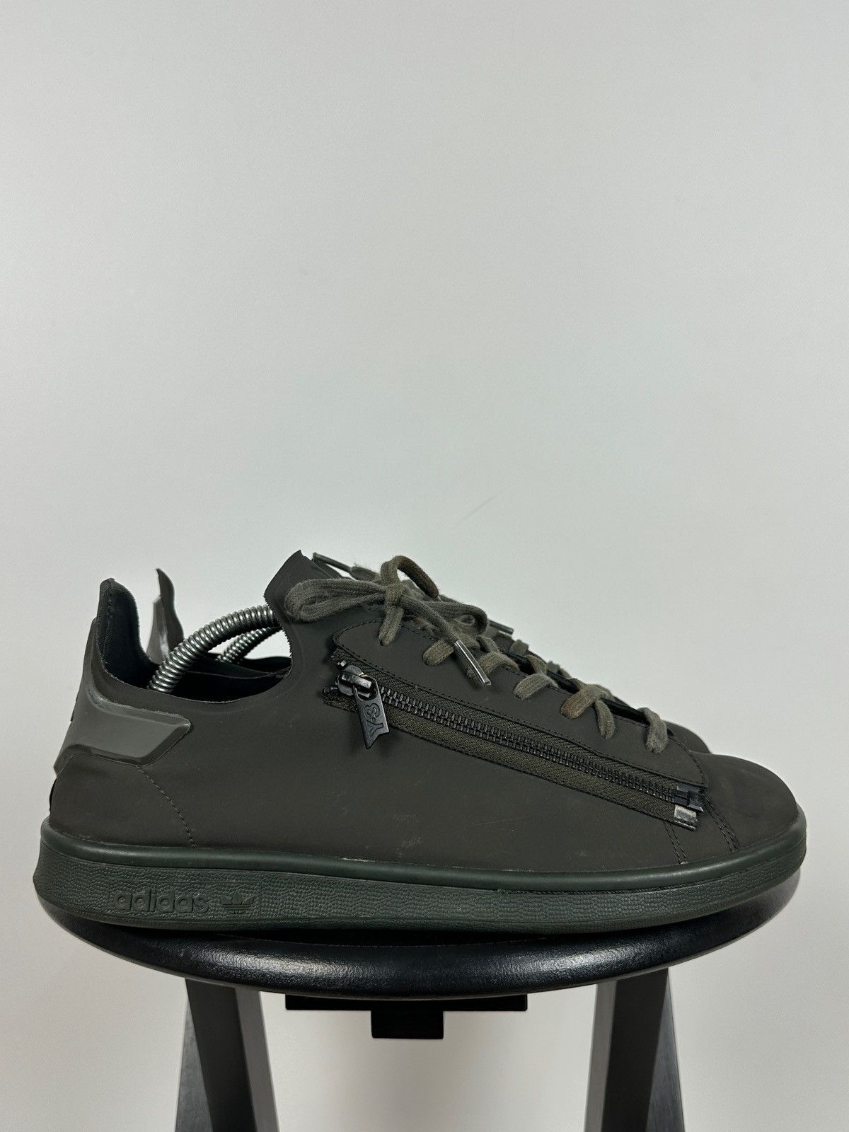 Adidas Adidas Y-3 Stan Smith Zip Khaki Low Top Sneakers Size US 8.5 / EU 41-42 - 2 Thumbnail