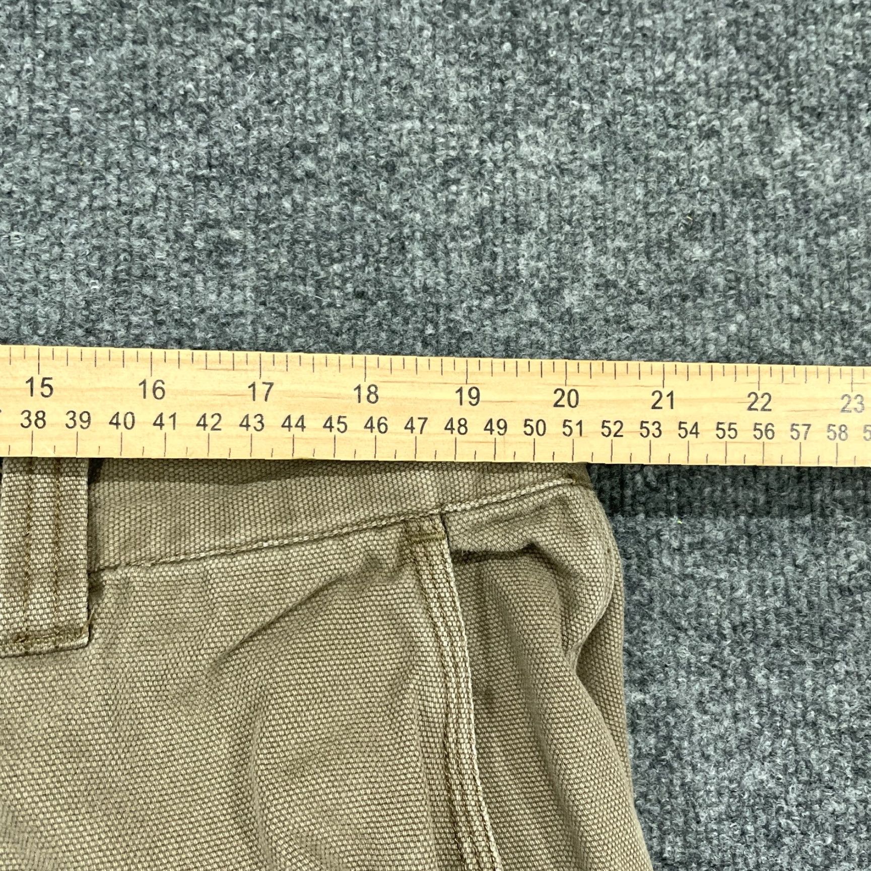 Vintage Cabelas Pants Mens 44 Brown Tan Canvas Workwear 40x31 Carpenter Grunge Boy Mens Size US 40 / EU 56 - 5 Thumbnail