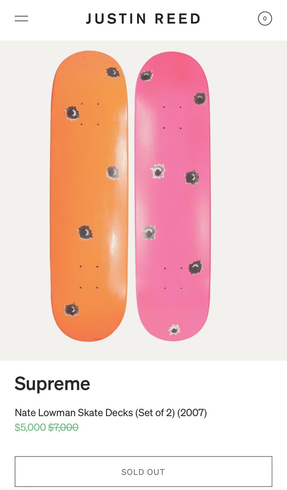 Supreme Supreme Nate Lowman Deck set Size ONE SIZE - 8 Thumbnail