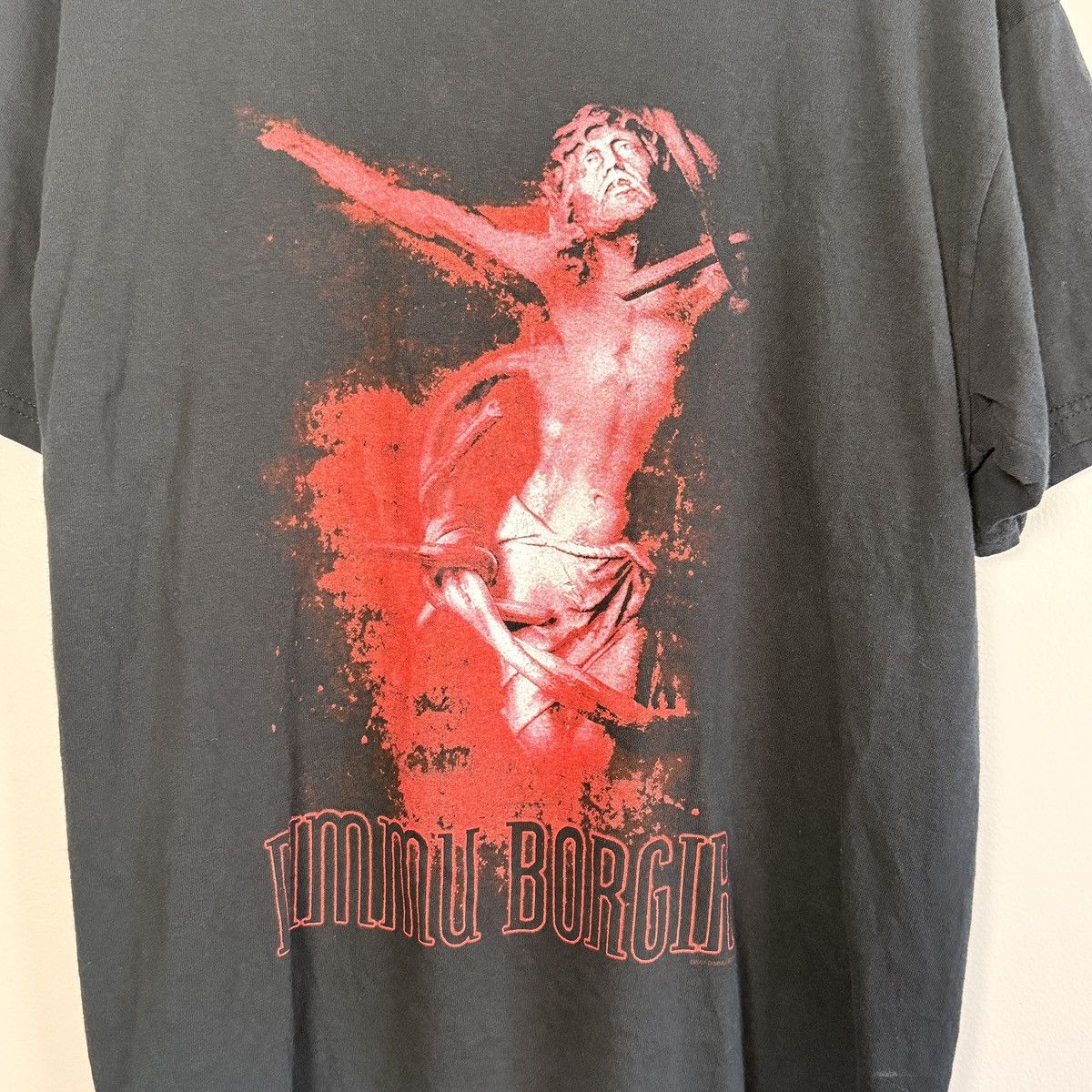 Other Vintage 2001 Dimmu Borgir Jesus Tee Size US L / EU 52-54 / 3 - 3 Thumbnail