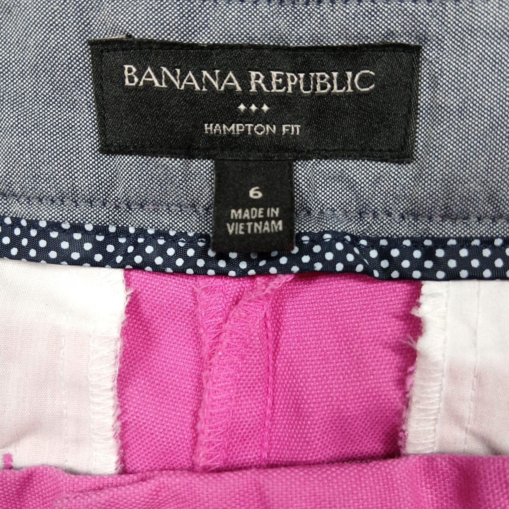 Banana Republic Banana Republic Hampton Fit Pants Womens 6 Pink Stretch Ankle Casual Size 28" / US 6 / IT 42 - 4 Thumbnail