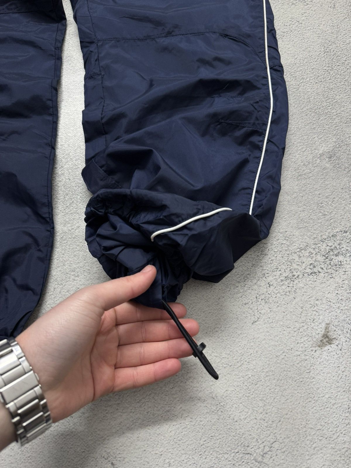 Nike Vintage Y2K Nike Nylon Mini Swoosh Drill Pants 00’s Size US 29 - 8 Thumbnail