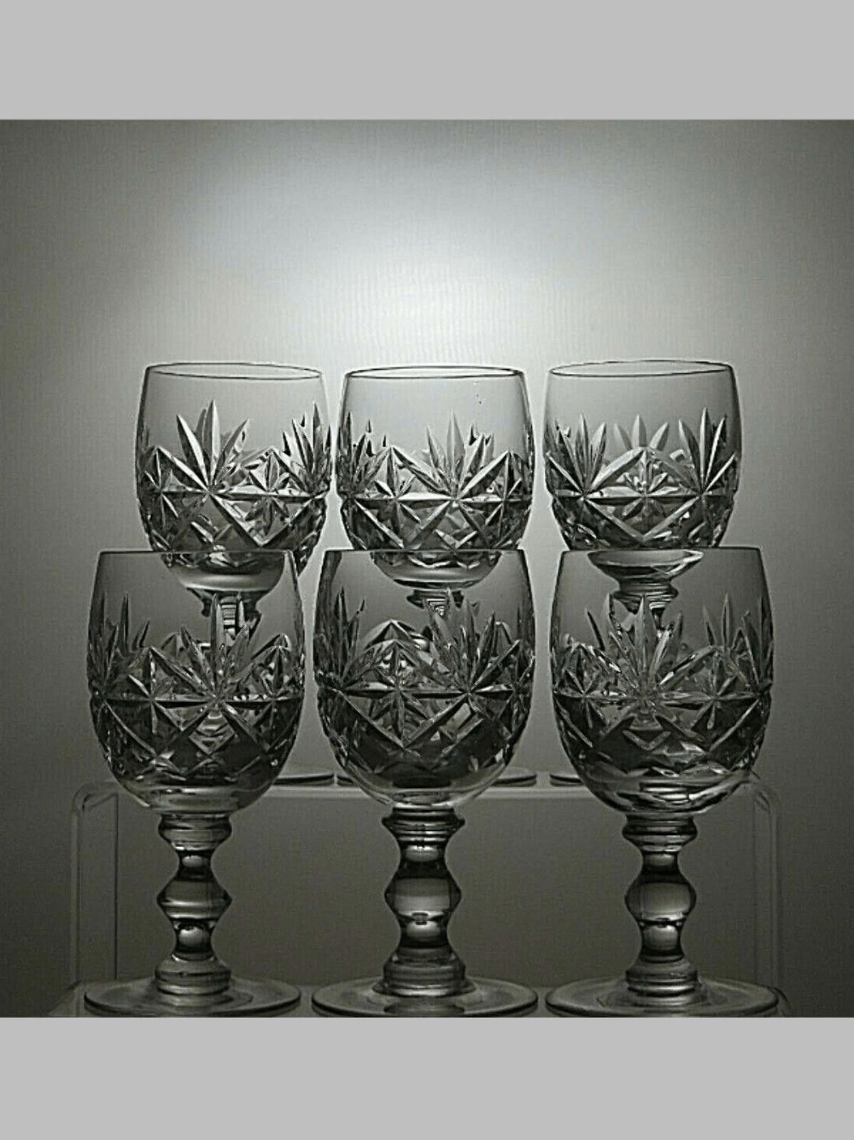 Other Royal Doulton Crystal Newbury Cut Set Of 6 Wine Glasses Size ONE SIZE - 1 Thumbnail