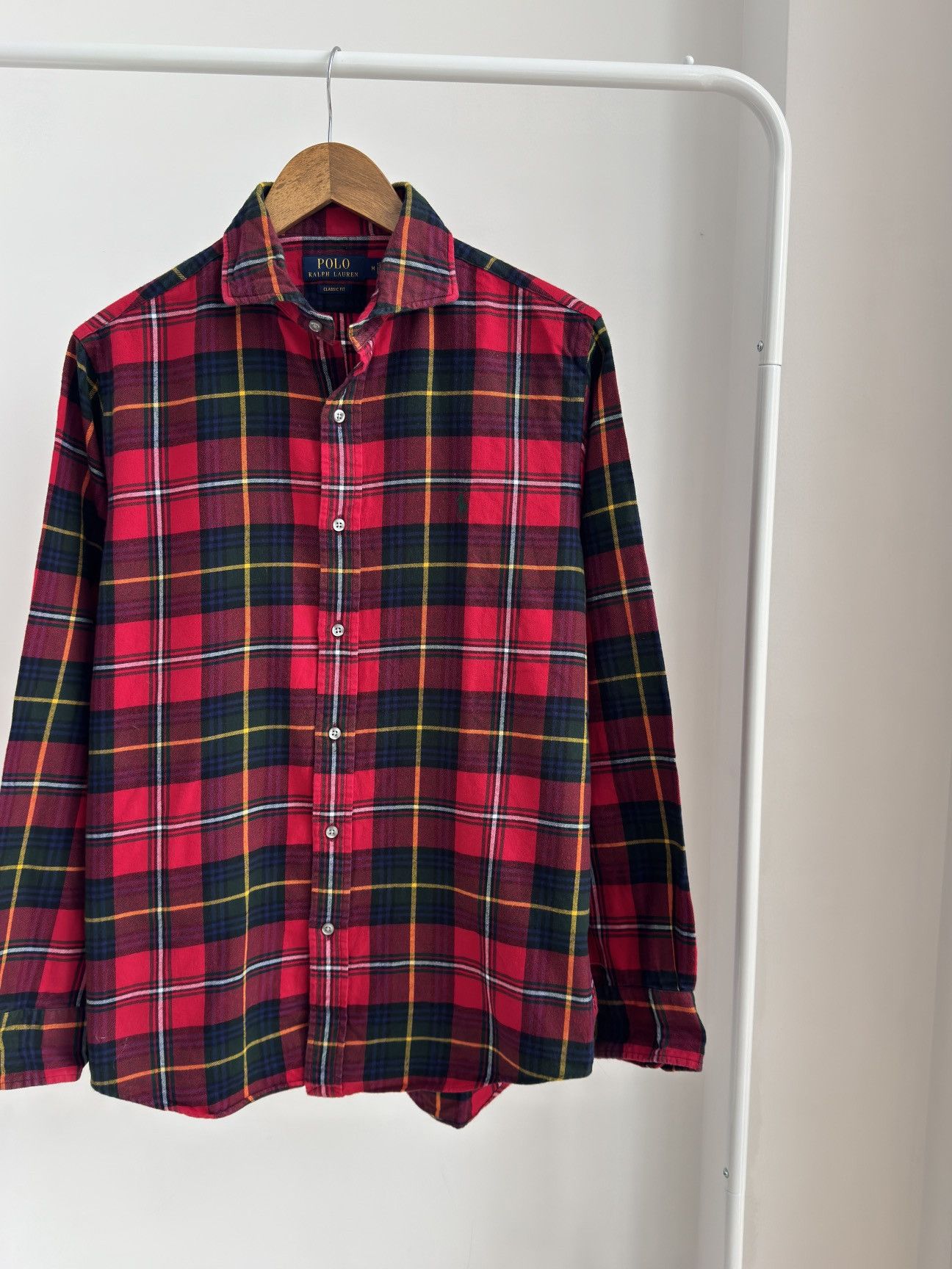 Polo Ralph Lauren Polo Ralph Lauren Plaid Checked Button Up Luxury Shirt Men Size US M / EU 48-50 / 2 - 2 Thumbnail