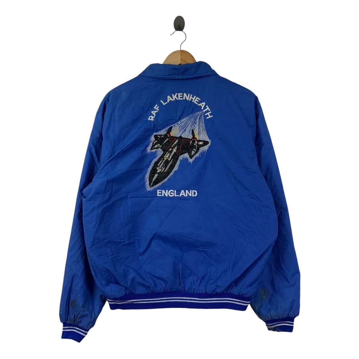 Vintage Vintage WAYFARER RAF Lakenheath England Embroidered Bomber Size US L / EU 52-54 / 3 - 1 Thumbnail