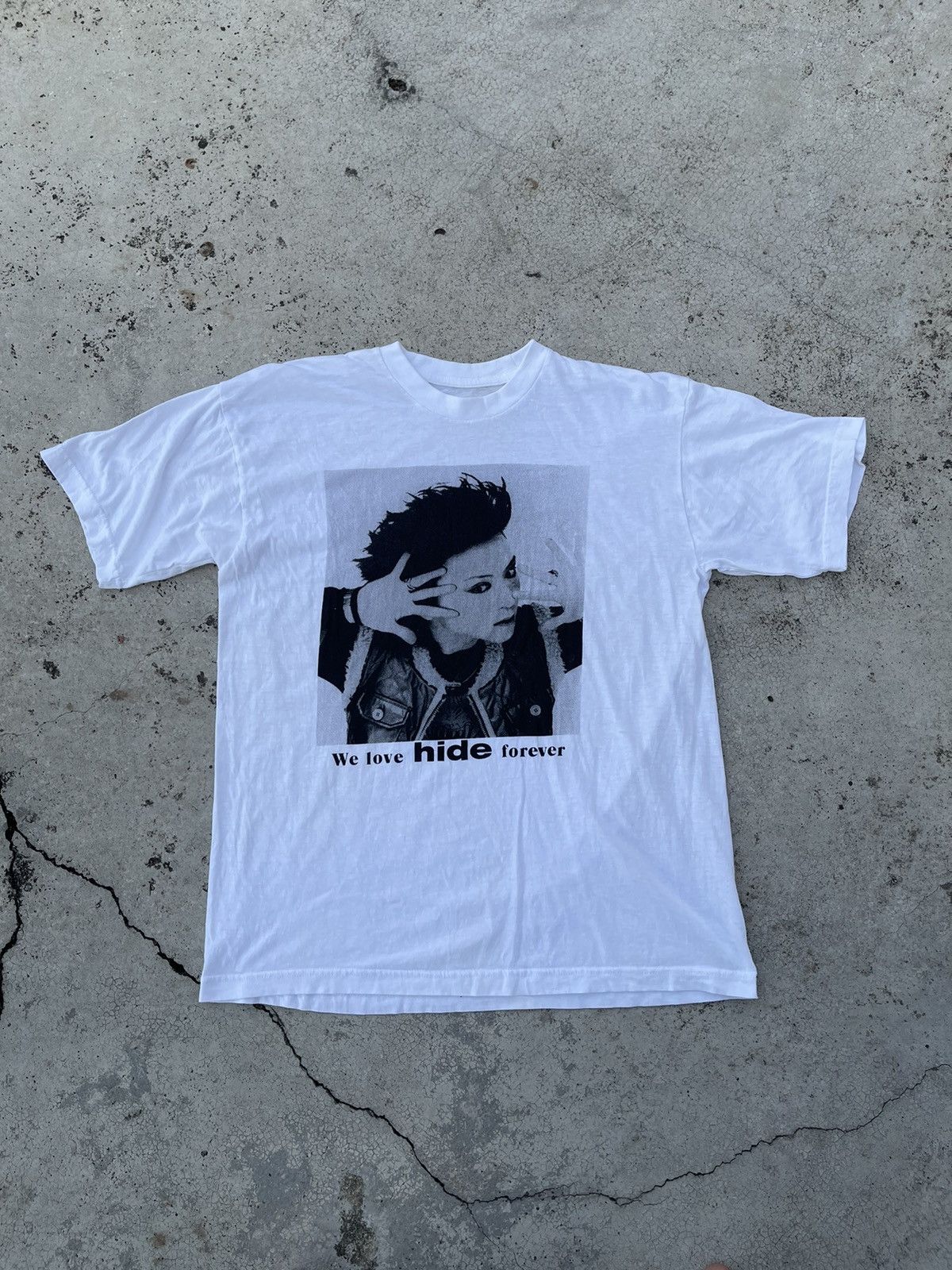Vintage Vintage X Japan T shirt Hide Japan Punk Rock M Bjork Rare Size US L / EU 52-54 / 3 - 1 Thumbnail