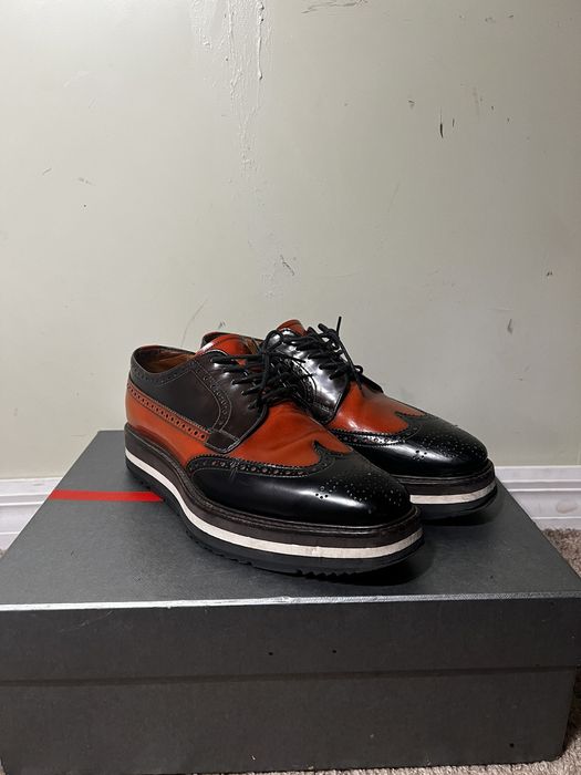 Prada wingtip outlet platform