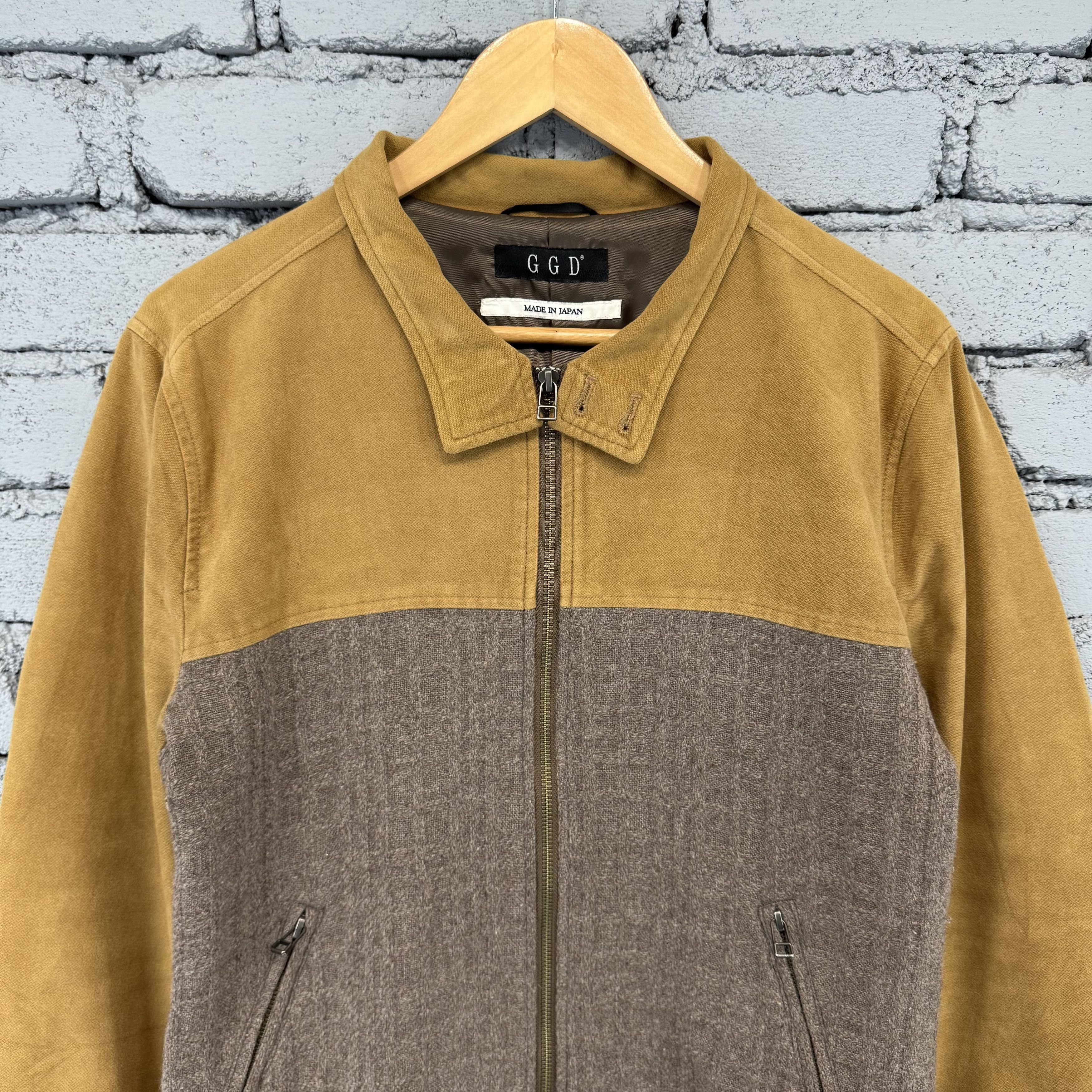 Japanese Brand Vintage GGD Made In Japan Zipper Jacket Streetwear Size US S / EU 44-46 / 1 - 3 Thumbnail
