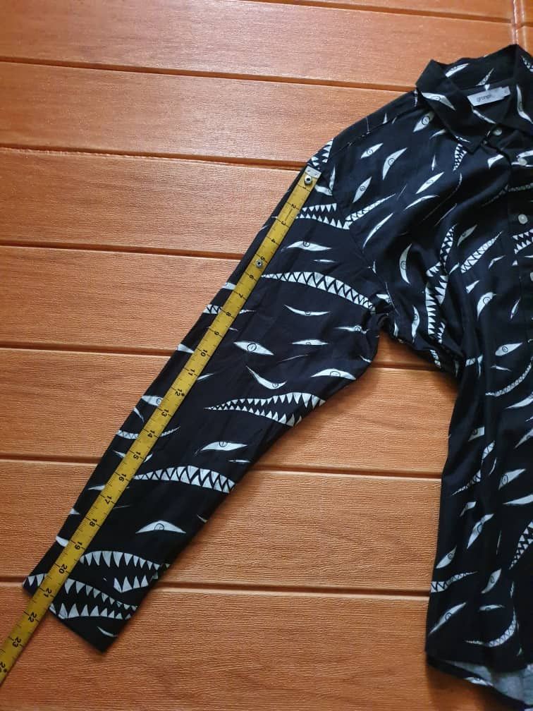 Japanese Brand 💥Hiromu Arakawa monogram Japanese harajuku shirt Size US M / EU 48-50 / 2 - 11 Thumbnail