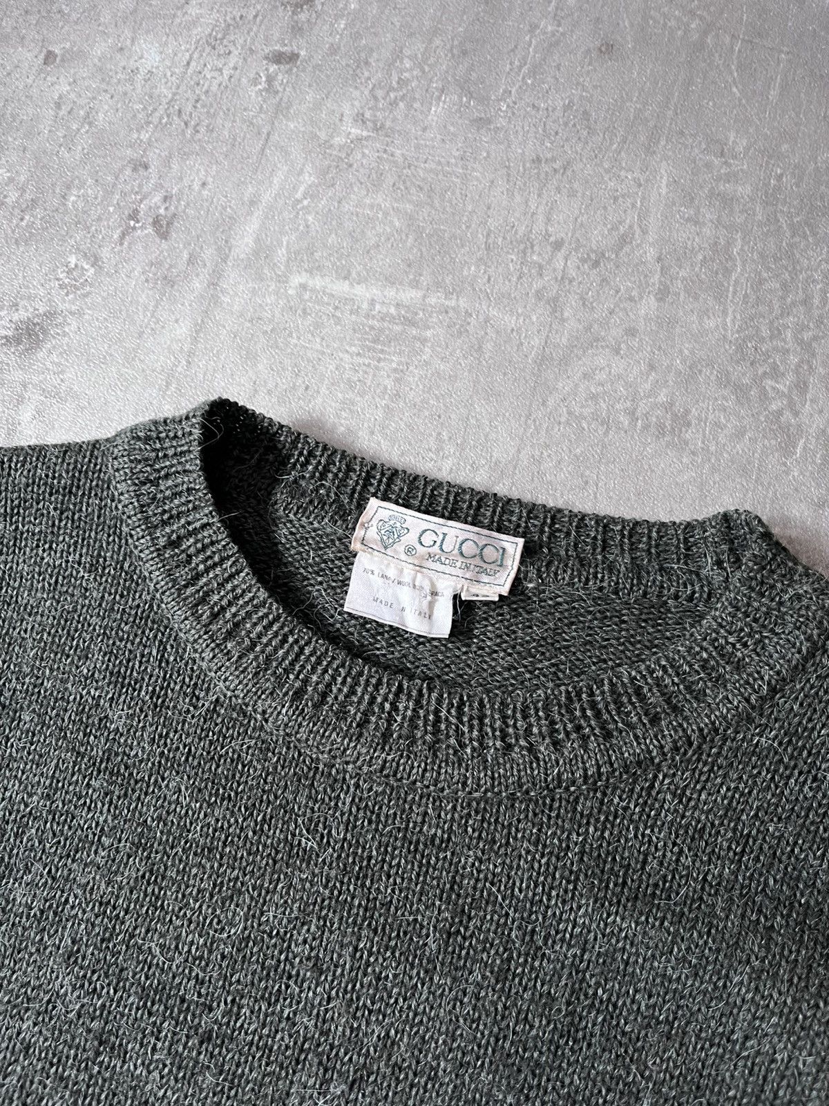 Gucci Gucci 1980s GG Logo Vintage Bird wool sweater green Size US M / EU 48-50 / 2 - 6 Thumbnail