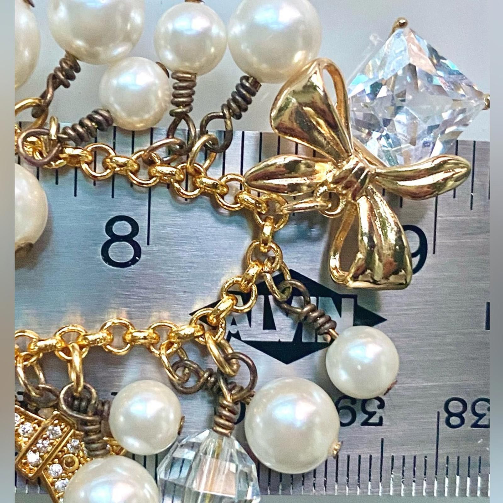Other LilyLilyL Charming Gold Tone Charms Statement Necklace Size ONE SIZE - 6 Thumbnail