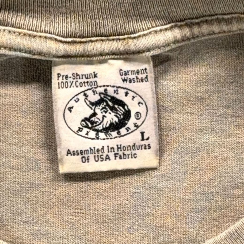 Anvil VINTAGE Big Bamboo Cafe Shirt Adult LARGE Brown Hilton Head Pilot WWII Plane 90s Size US L / EU 52-54 / 3 - 5 Thumbnail