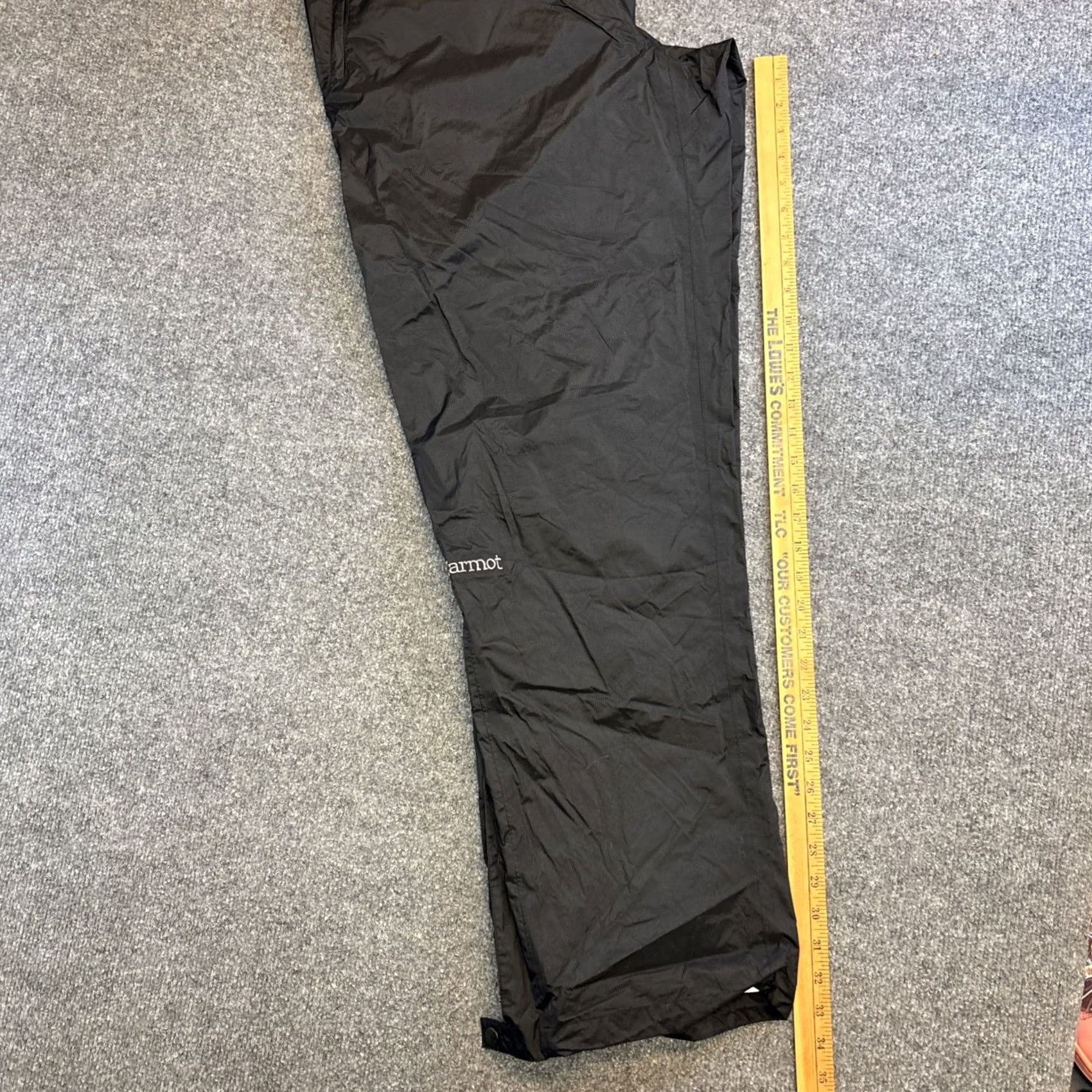 Marmot VINTAGE? No. Marmot Nylon RainPants Elastic Waist Zip Break Away Sides Sz XL Waterproof Pants Mens Black XL Marmot Rain Pants Outdoor Indoor? Size US 36 / EU 52 - 6 Thumbnail