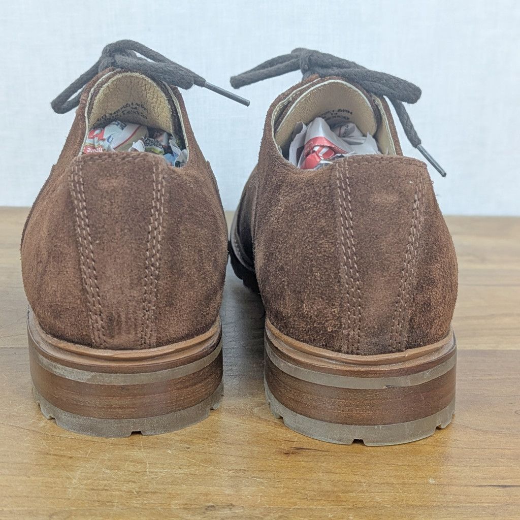 Frye Men's EUC FRYE Lug Sole Suede Captoe Oxford Shoes 10.5D Size US 10.5 / EU 43-44 - 6 Thumbnail