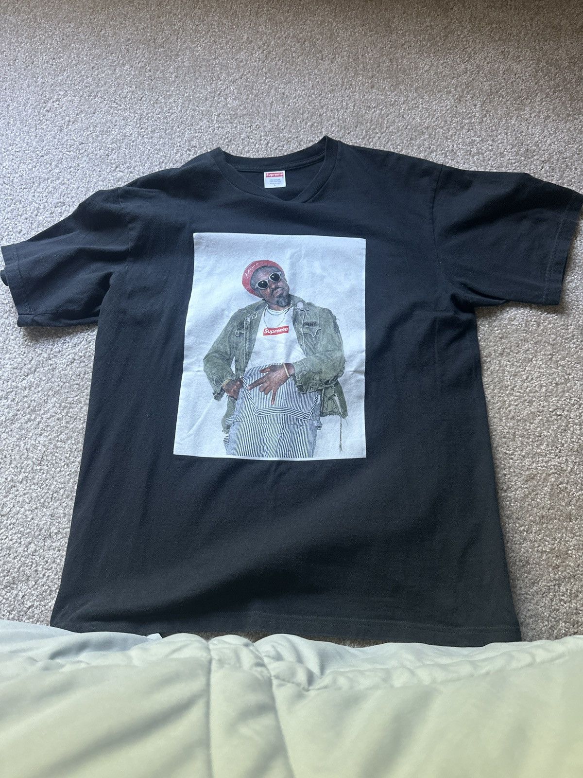 Supreme Supreme Andre 3000 tee black | Grailed