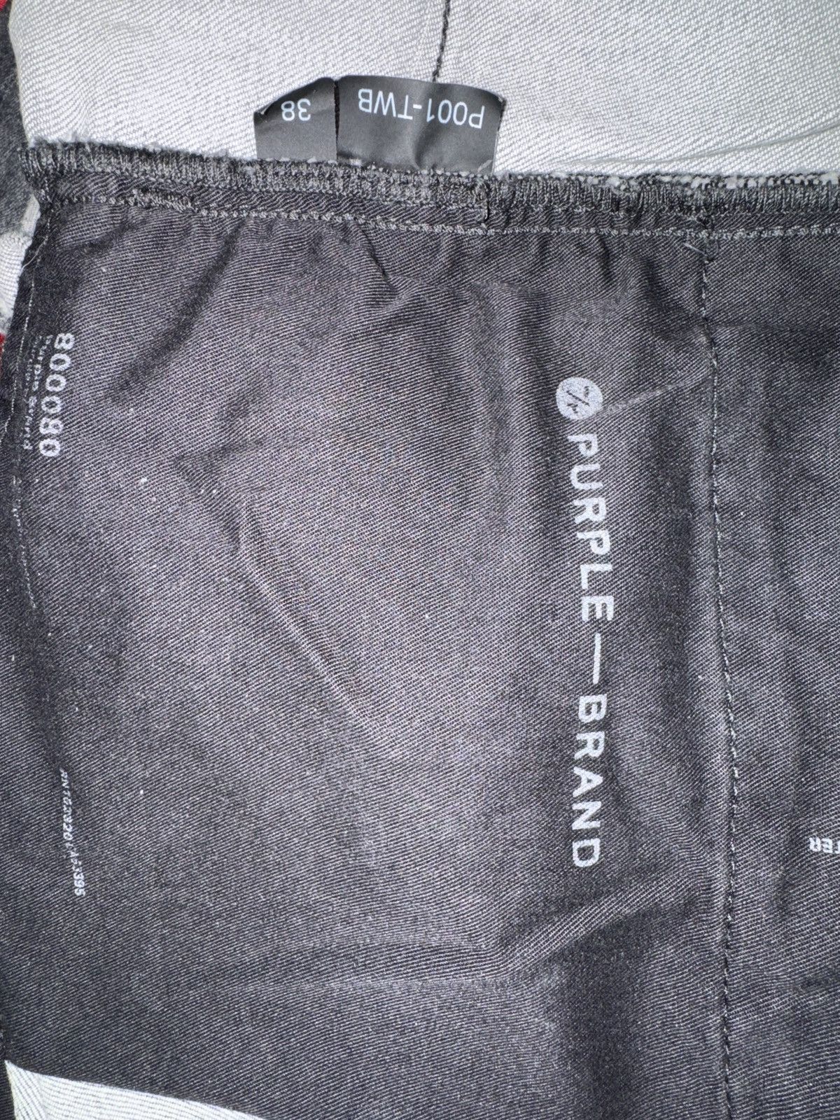 Purple Brand PURPLE BRAND JEANS - P001-TWB / TWO-TONE BLACK Size US 38 / EU 54 - 8 Thumbnail