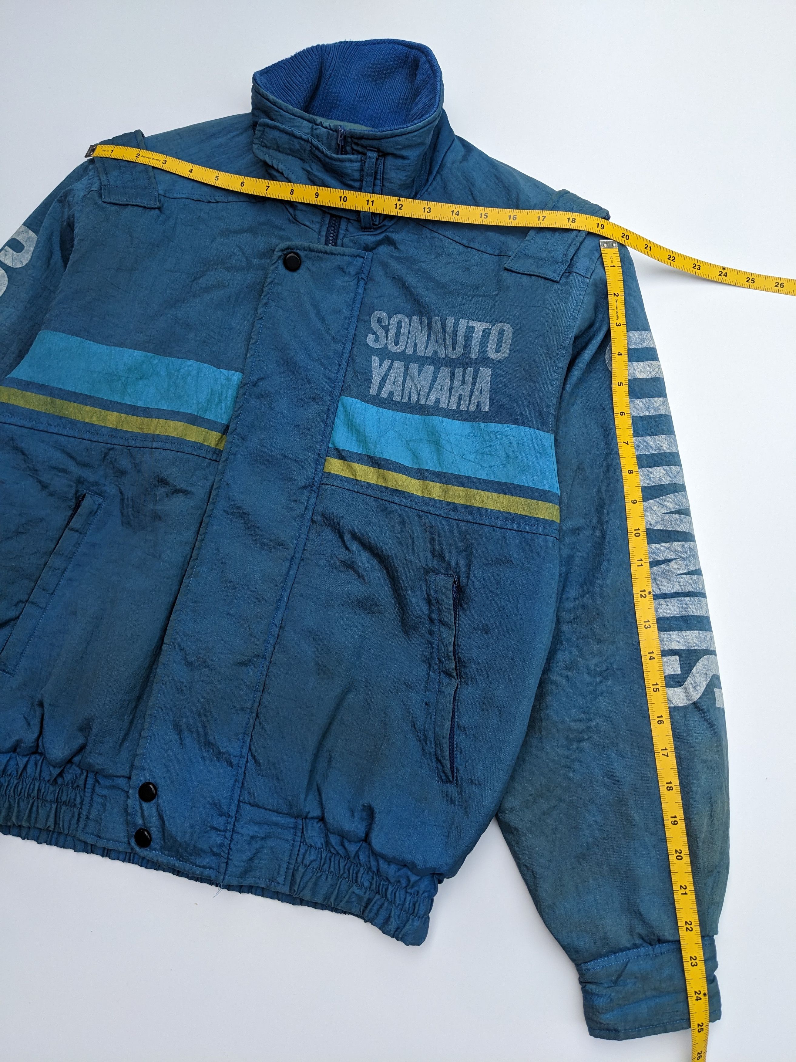 Vintage × Yamaha Vintage 80s Yamaha Sonauto rider jacket Size US L / EU 52-54 / 3 - 7 Thumbnail
