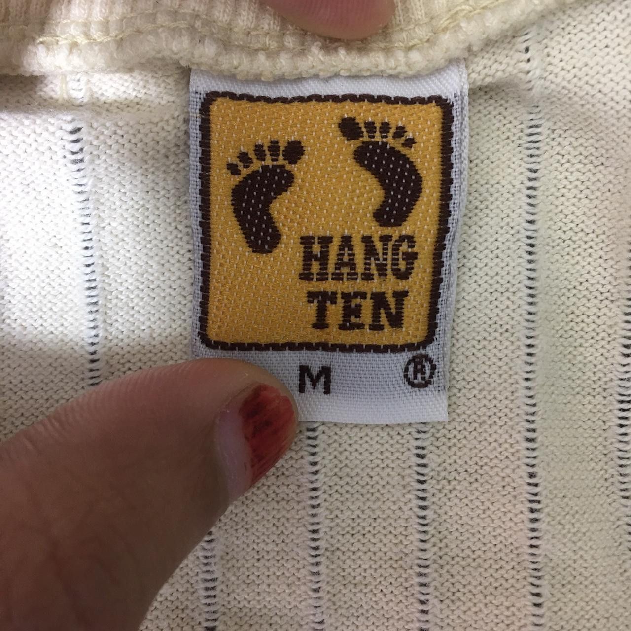 Hang Ten Vtg 80’ HANG TEN SURFING Hawaii Striped Tee Shirt Size US M / EU 48-50 / 2 - 3 Thumbnail