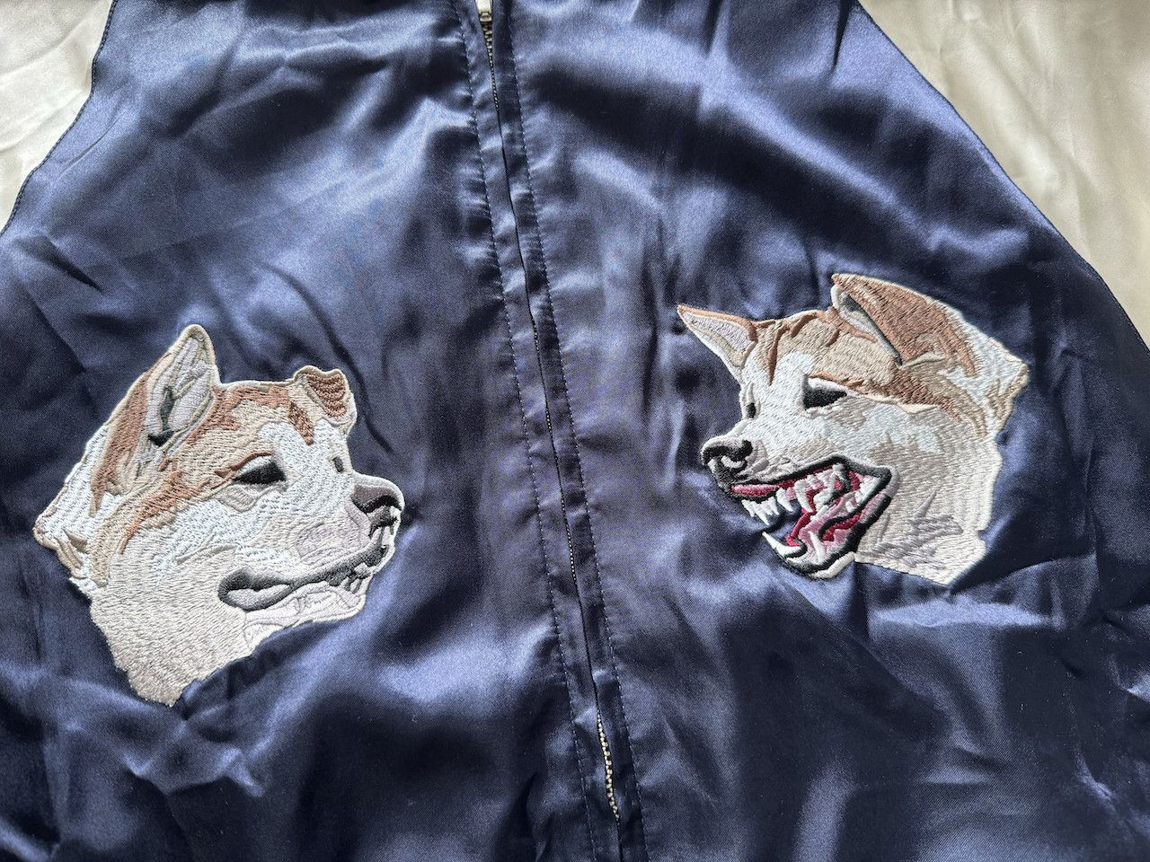 Japanese Brand × Vanquish Vanquish Reversible Souvenir Bomber Jacket, Dogs Embroidery Size US L / EU 52-54 / 3 - 3 Thumbnail