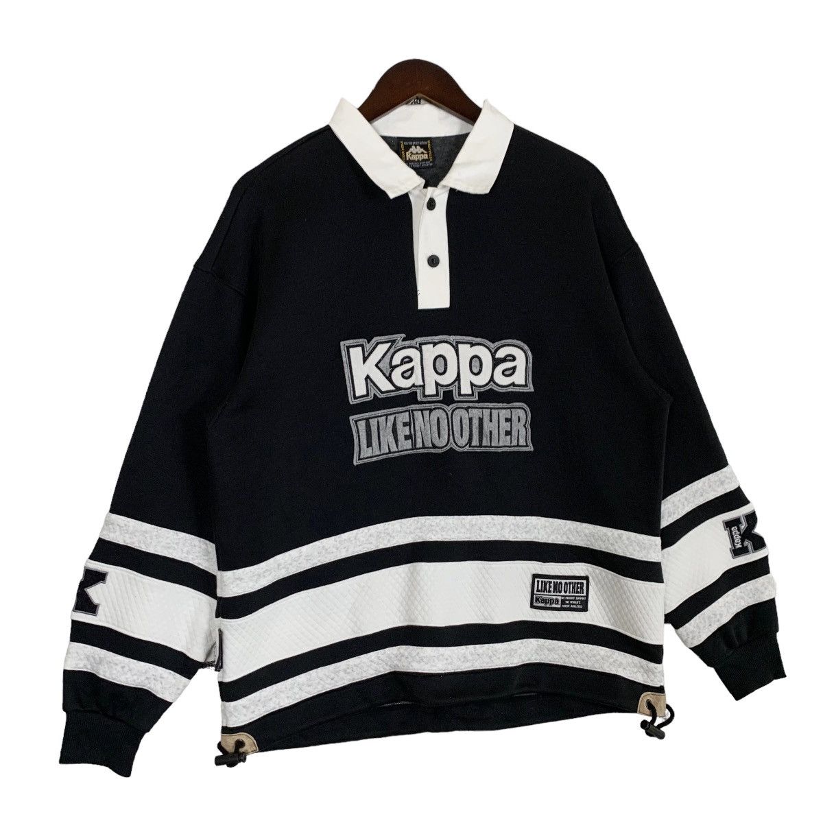 Kappa × Vintage Vintage 90 Kappa Like No Other Half Button Sweatshirt Size M Size US M / EU 48-50 / 2 - 3 Thumbnail