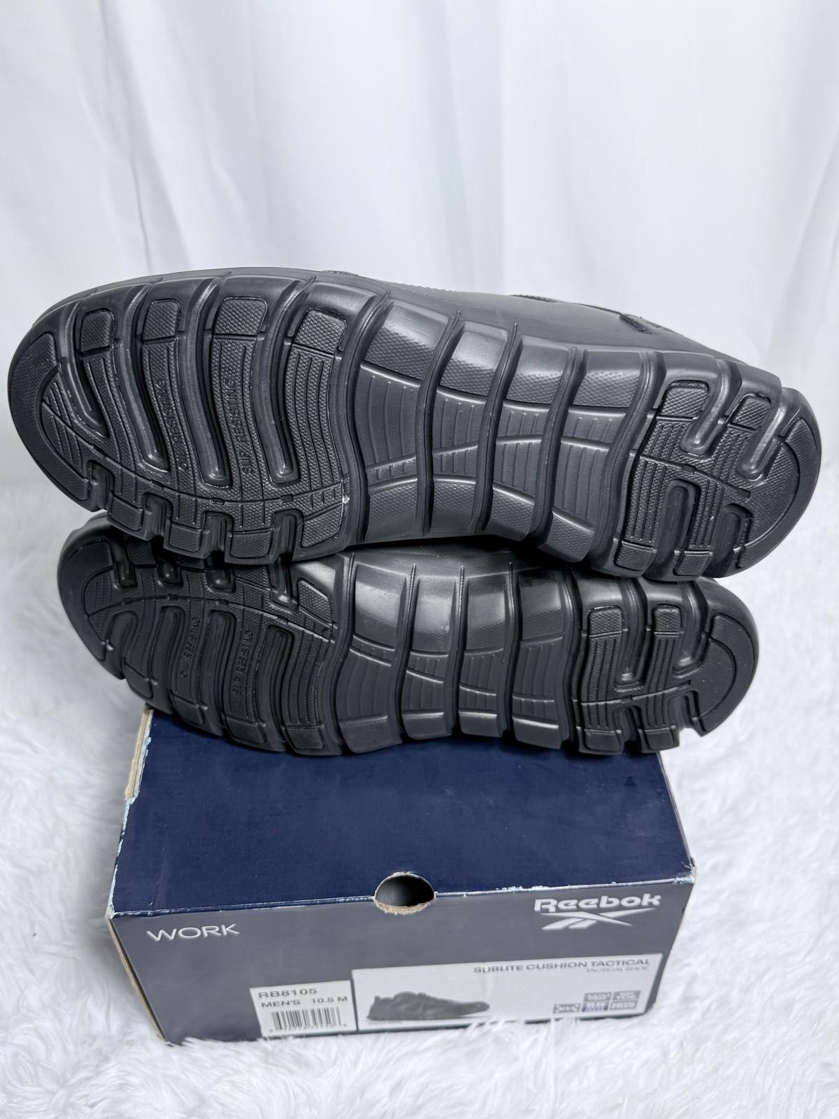 Reebok Reebok Sublite Cushion Work Shoes RB8105 Men's 10.5 M Black Size ONE SIZE - 4 Thumbnail
