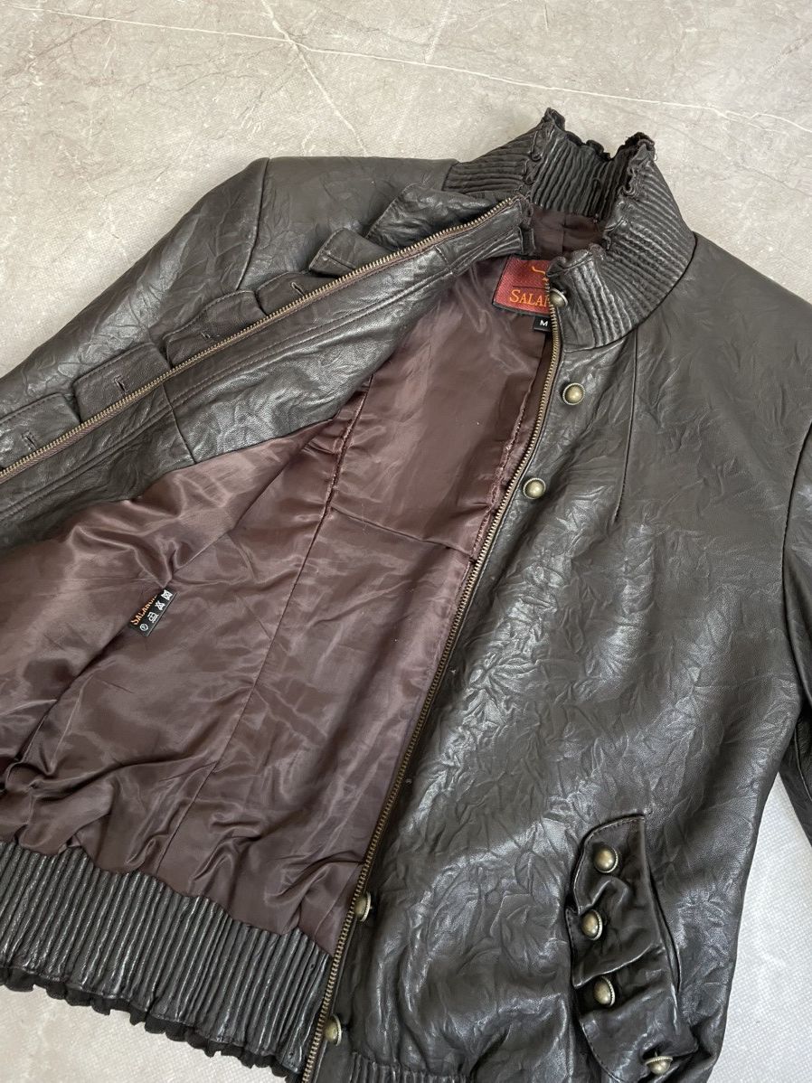 14th Addiction Leather napoleon jacket leather bomber ann demeulemeester Size M / US 6-8 / IT 42-44 - 6 Thumbnail