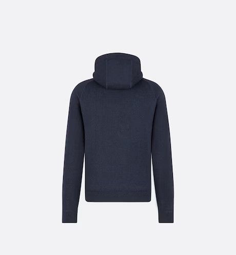 DIOR HOODIE MONOGRAM CD LOGO ZIP FULL 113M221AT225_C585