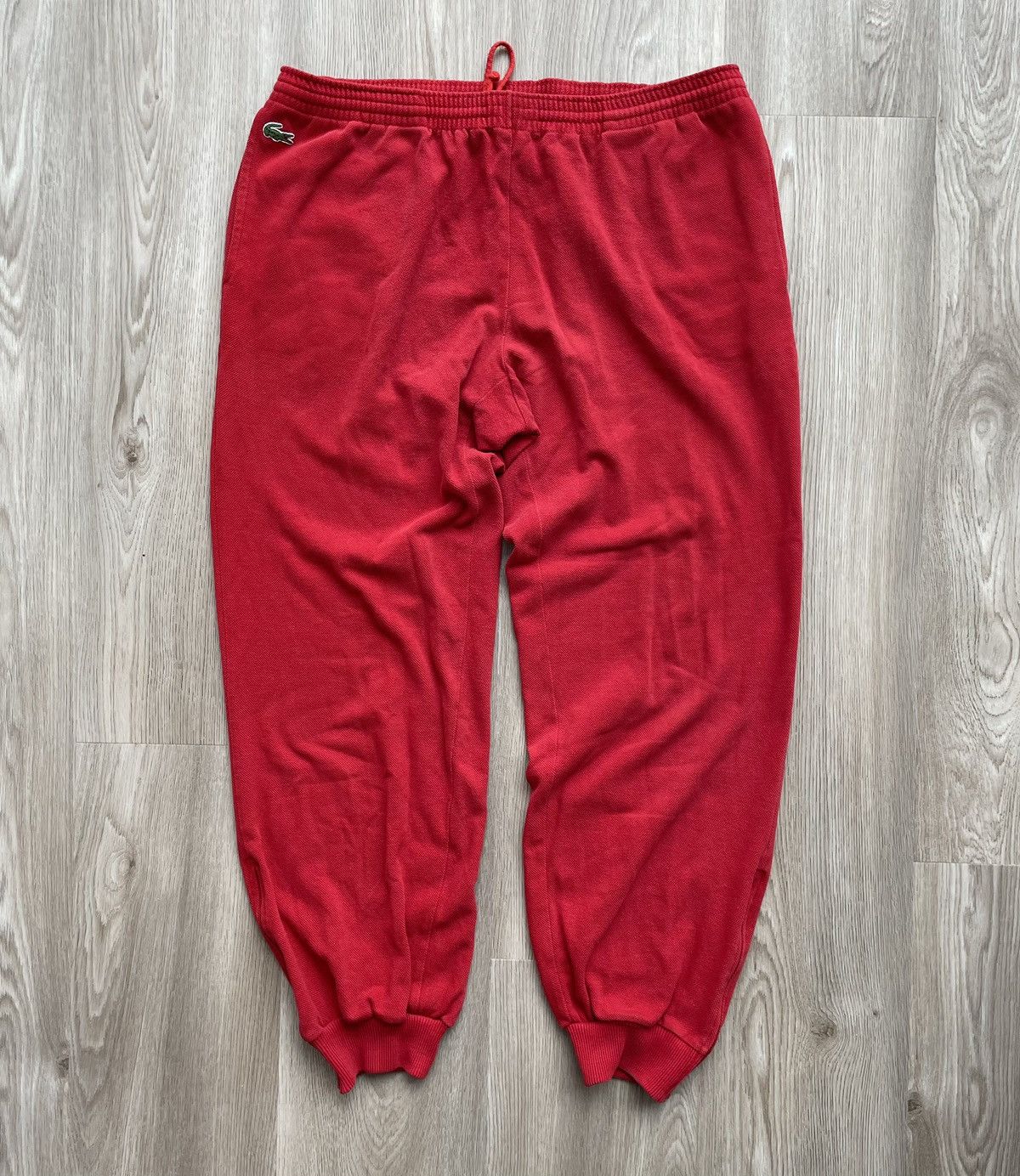Vintage Lacoste Red Track Sweatpants