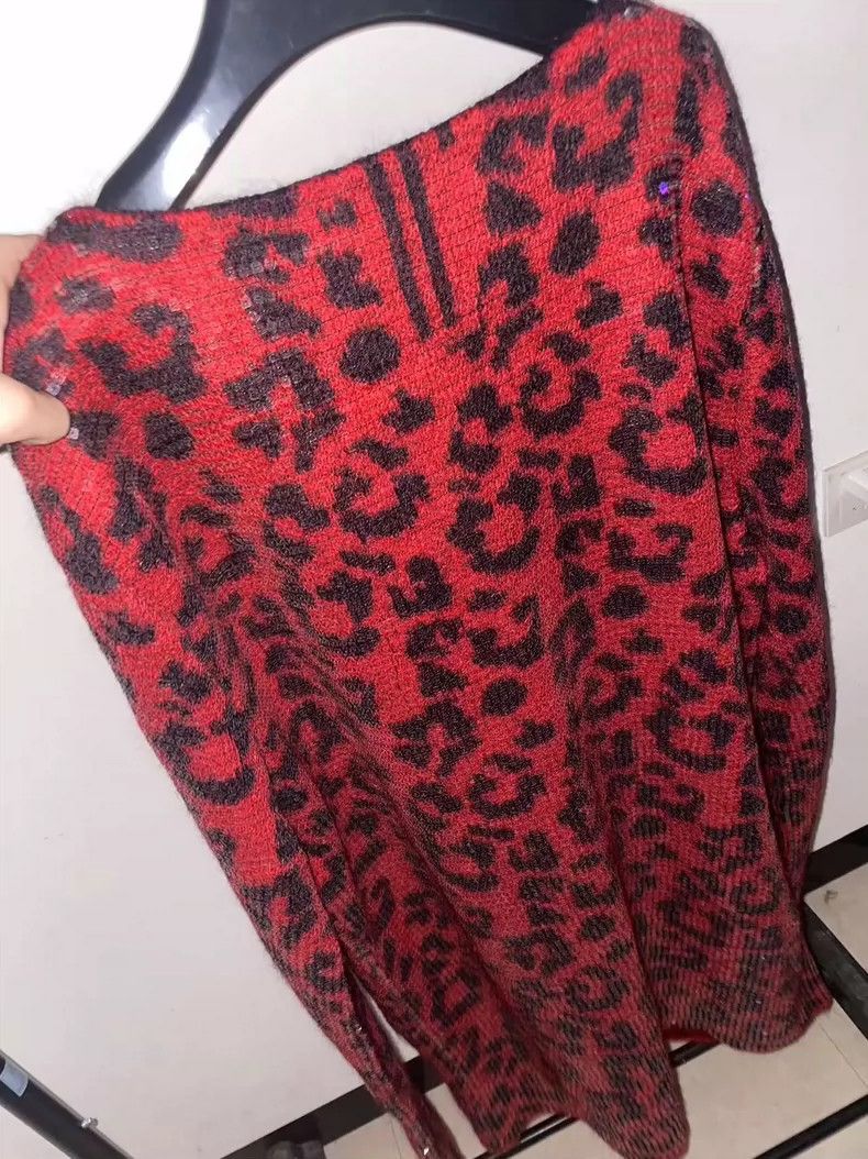 Saint Laurent Paris Saint Laurent Paris 13FW Red Scales Leopard Sweater Size US S / EU 44-46 / 1 - 3 Thumbnail