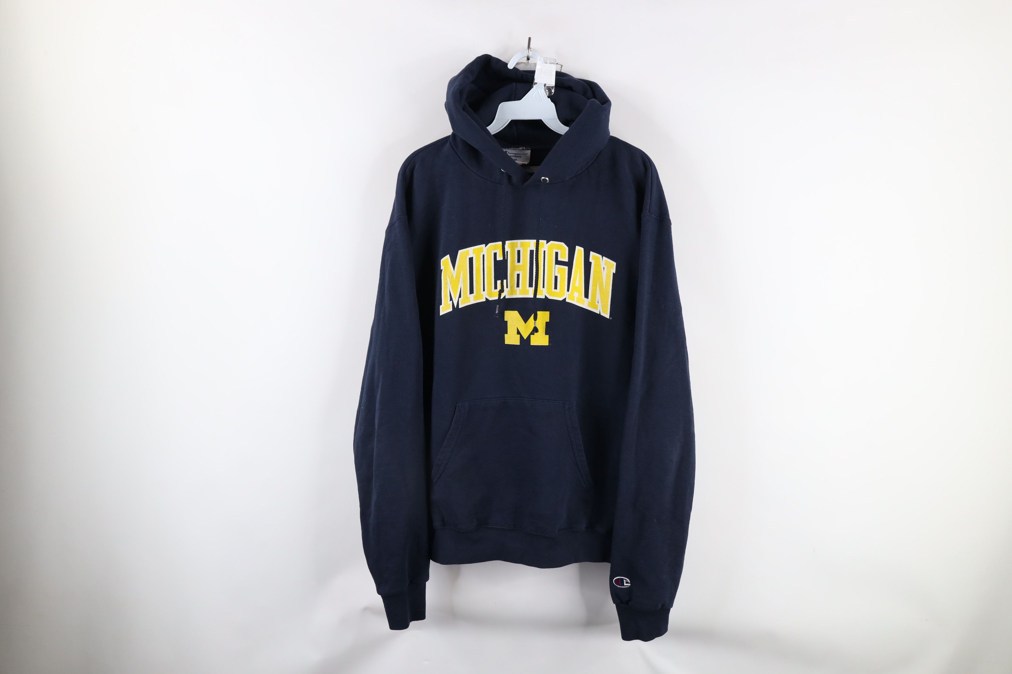 Champion × Vintage Vintage Champion Out University of Michigan Hoodie Blue Size US M / EU 48-50 / 2 - 1 Thumbnail