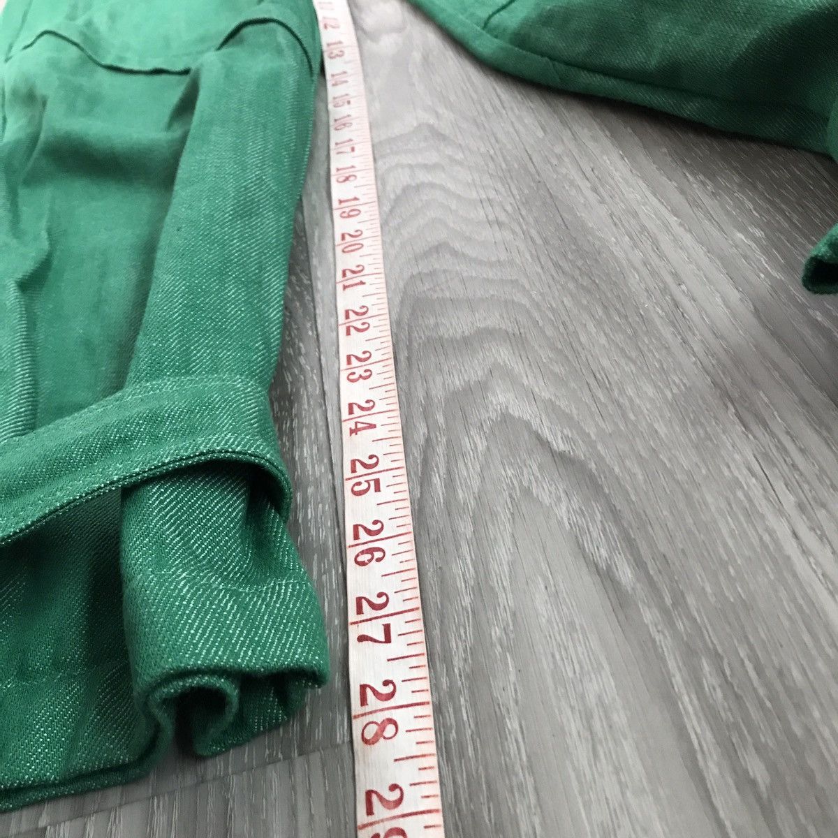 ADPT Adeptt Drop Crotch Green Womens Pants Size 27" / US 4 / IT 40 - 8 Thumbnail