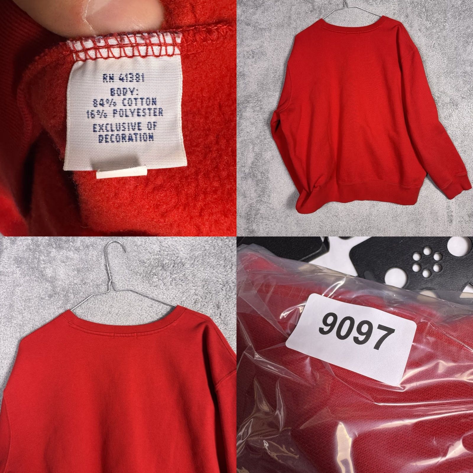 Polo Ralph Lauren Polo Ralph Lauren XXL Mens Sweatshirt Tech Pullover Red Knit Cotton Classic Cool Size US XXL / EU 58 / 5 - 8 Thumbnail