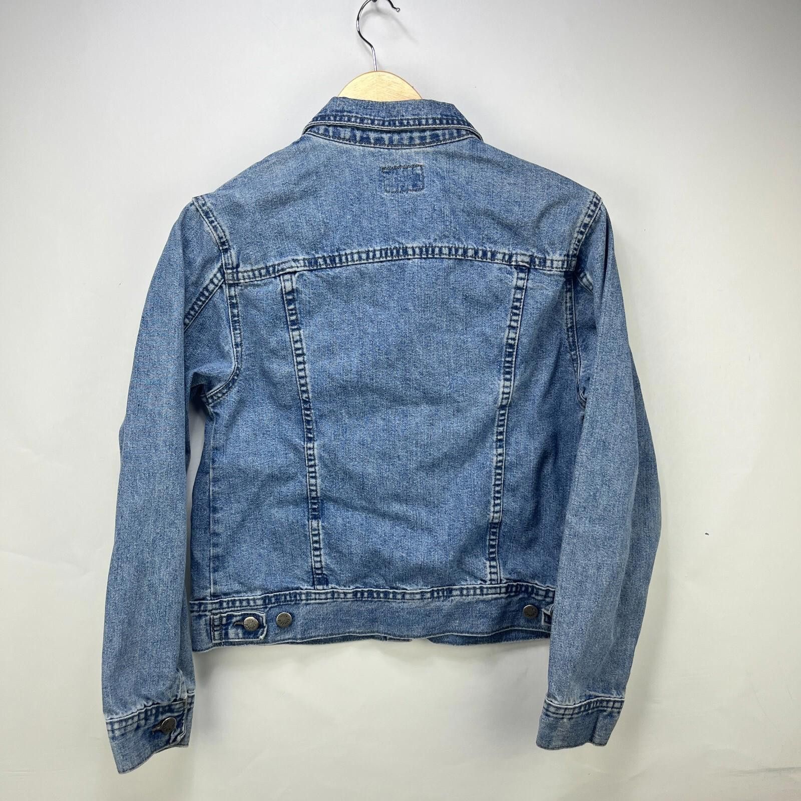 Other Vintage Riveted by Lee Denim Jacket Womens Medium Size M / US 6-8 / IT 42-44 - 11 Thumbnail