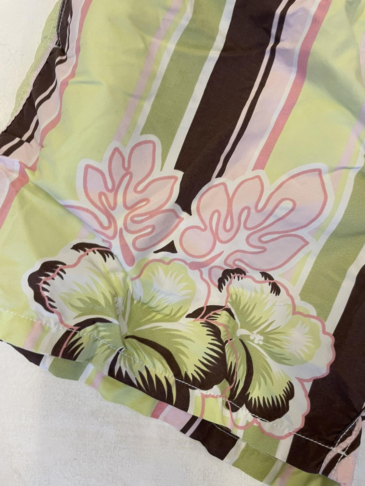 Vilebrequin Floral Stripe Swim Trunk Size US 38 / EU 54 - 5 Thumbnail