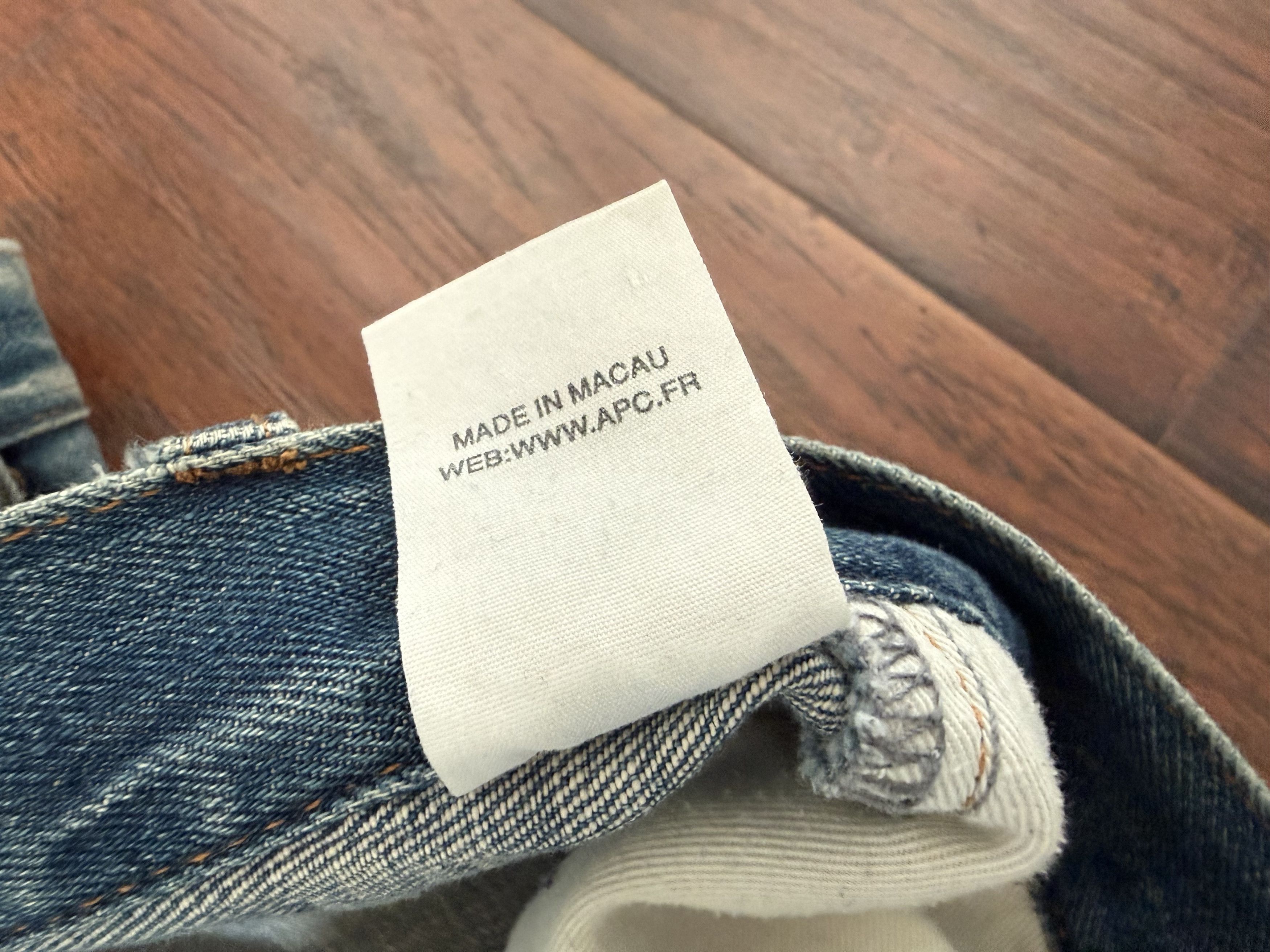 A.P.C. × Kanye West APC x Kanye West 2013 Stonewash Selvedge Denim Jeans Vintage Size US 33 - 5 Thumbnail