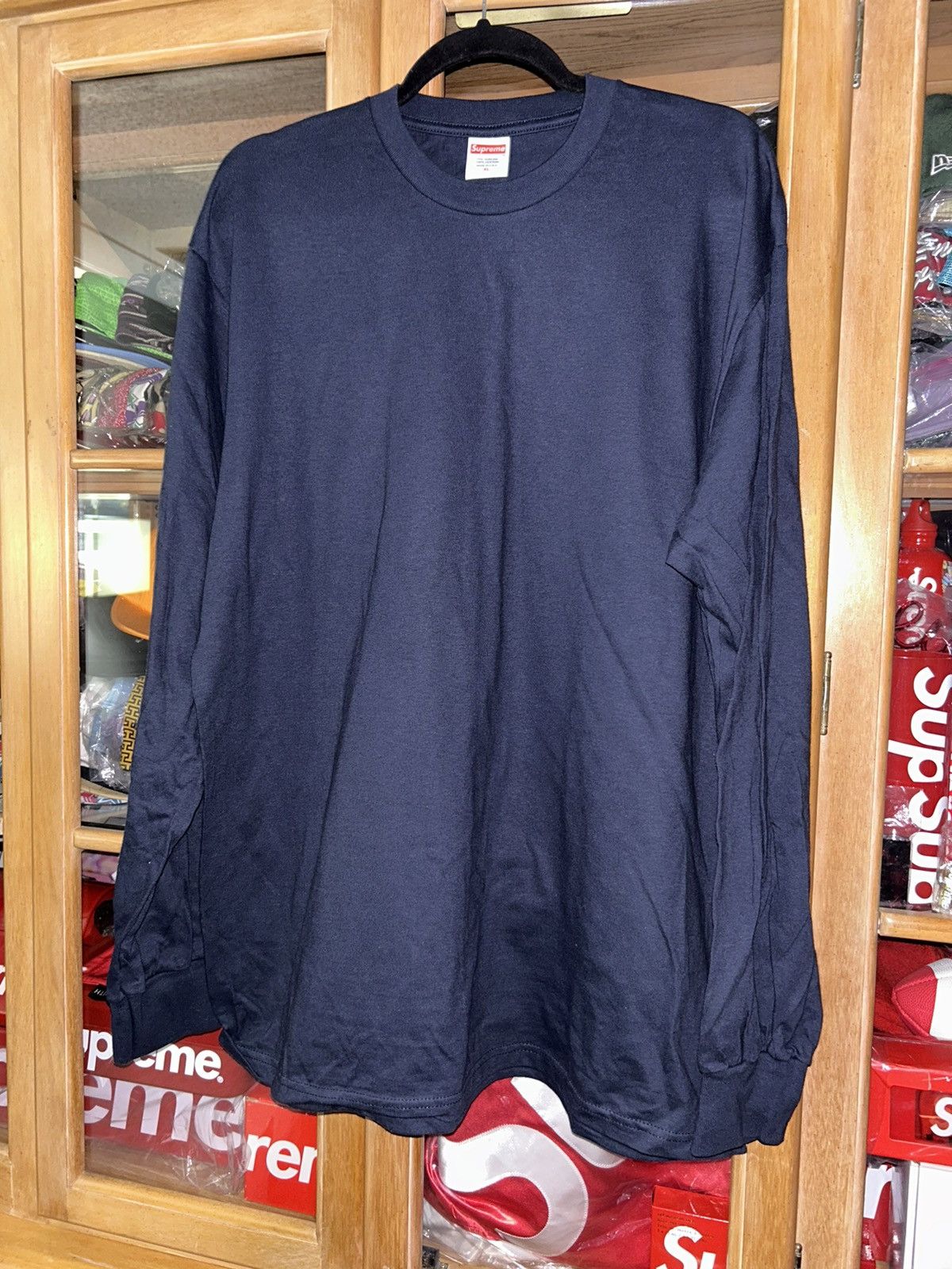 Supreme Supreme Blank L/S Tee Shirt Long Sleeve T/Shirt size XL NEW Size US XL / EU 56 / 4 - 1 Thumbnail