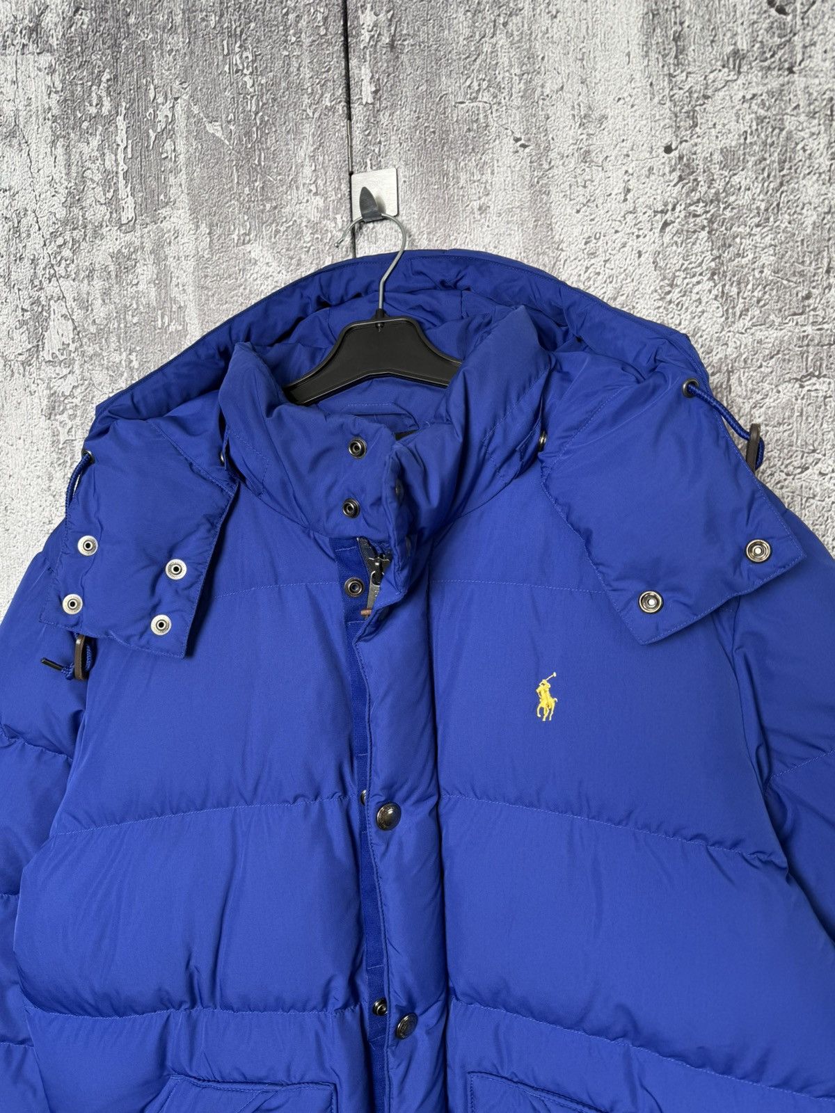 Polo Ralph Lauren Polo Ralph Lauren Men's Royal Blue Puffer Down Hooded Jacket Size US M / EU 48-50 / 2 - 12 Thumbnail