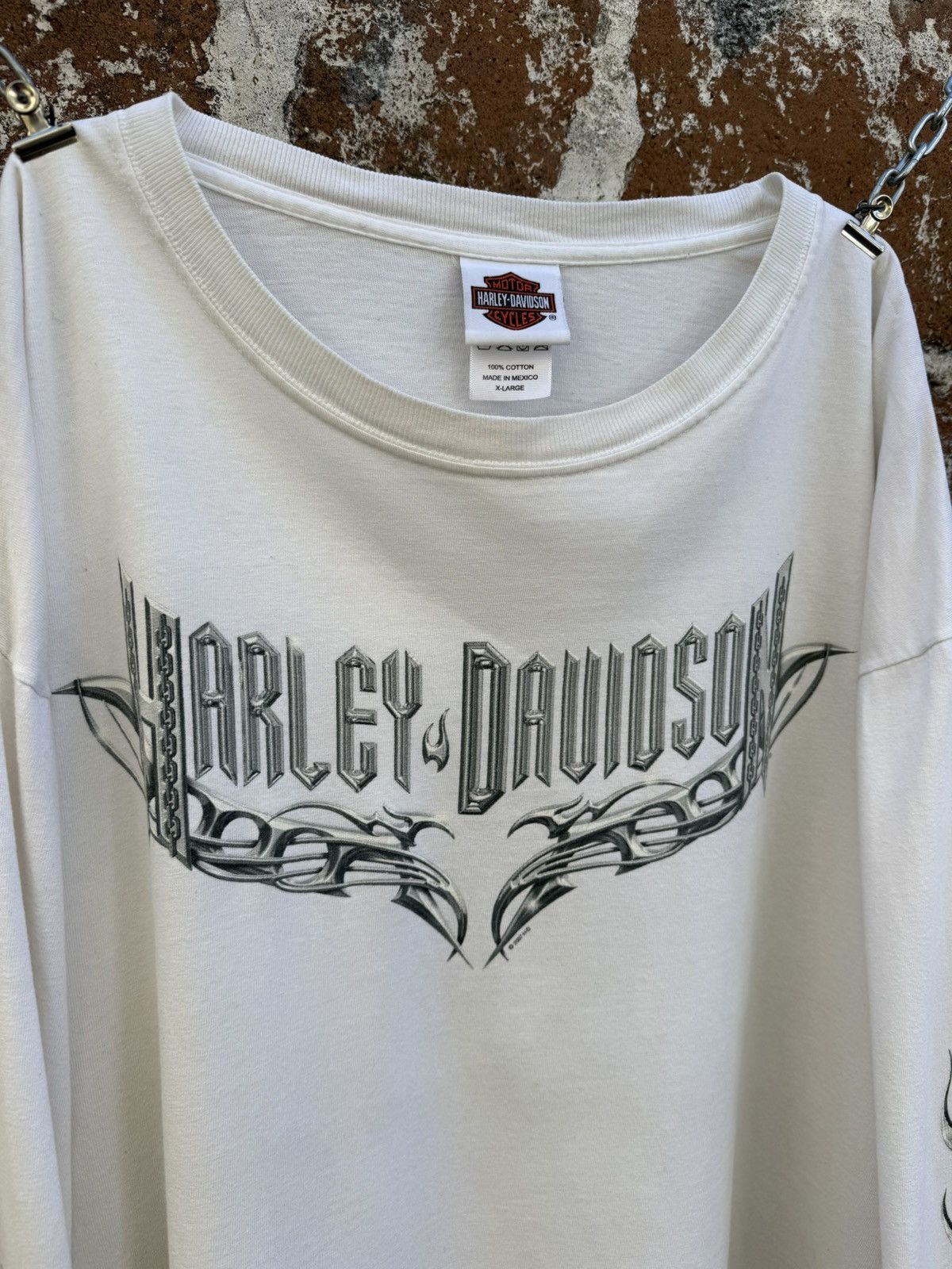Harley Davidson Harley Davidson long sleeve flame Size US XL / EU 56 / 4 - 3 Thumbnail