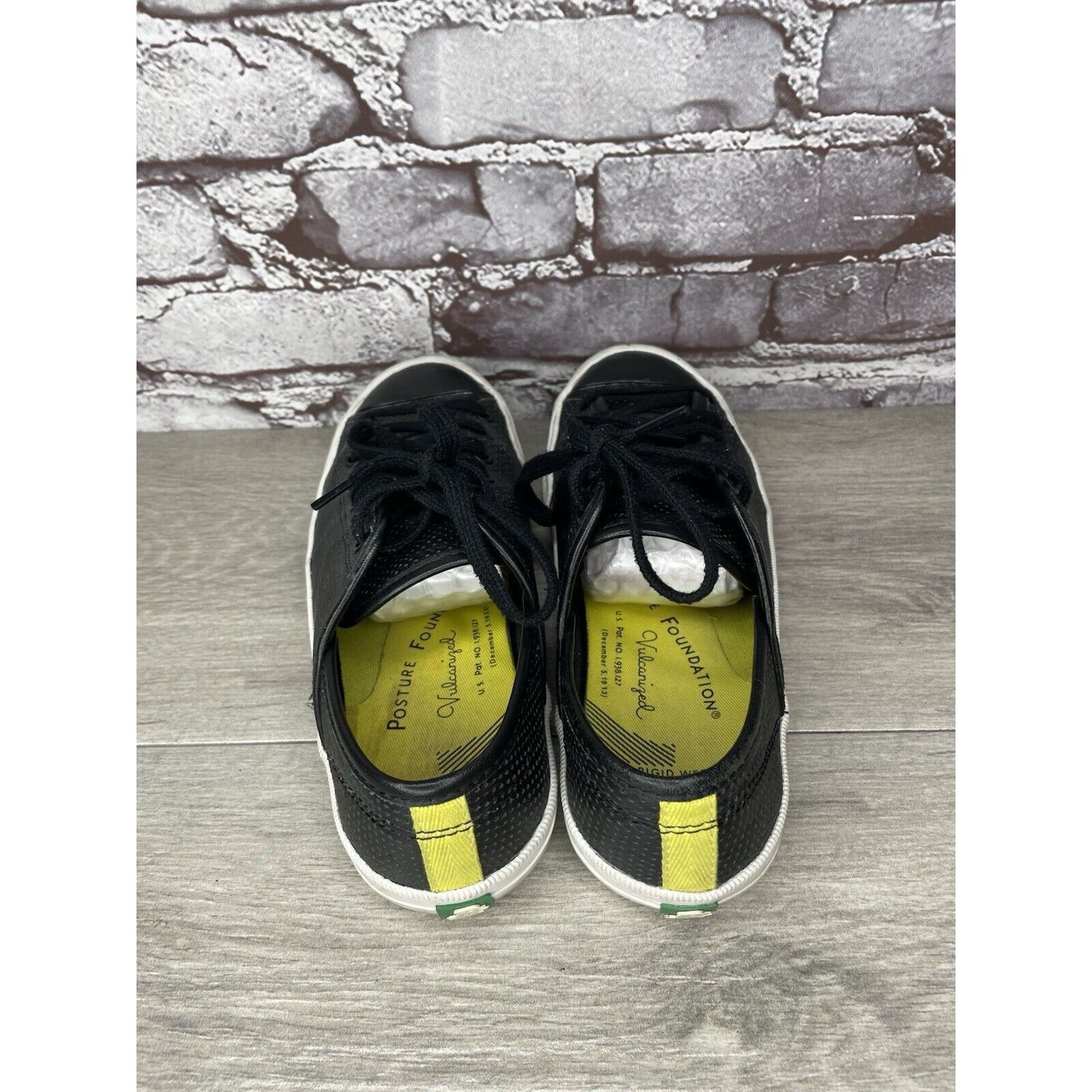 Kate Spade Kate Spade Saturday PF-Flyers Black Leather Low Top Sneakers Size US 8 / IT 38 - 12 Thumbnail
