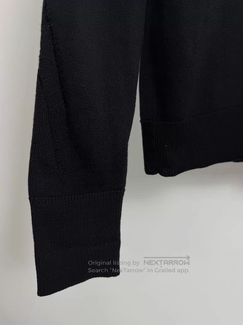 Dior Dior Black V-neck Claw Marks Wool Knit Sweater Size US XS / EU 42 / 0 - 4 Thumbnail
