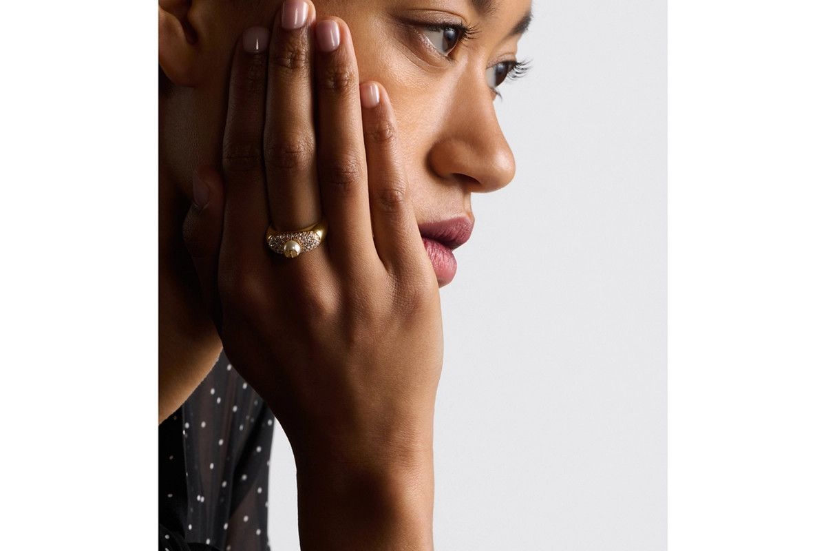 Dior o1bcso1str0126 Size:OS/D-Fusion Ring in Golden/White Size ONE SIZE - 5 Thumbnail