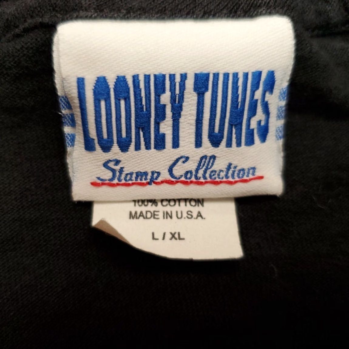 Vintage VTG Looney Tune Shirt Men XL Black Tweety Sylvester Made in USA Stamp Collection Size US XL / EU 56 / 4 - 4 Thumbnail