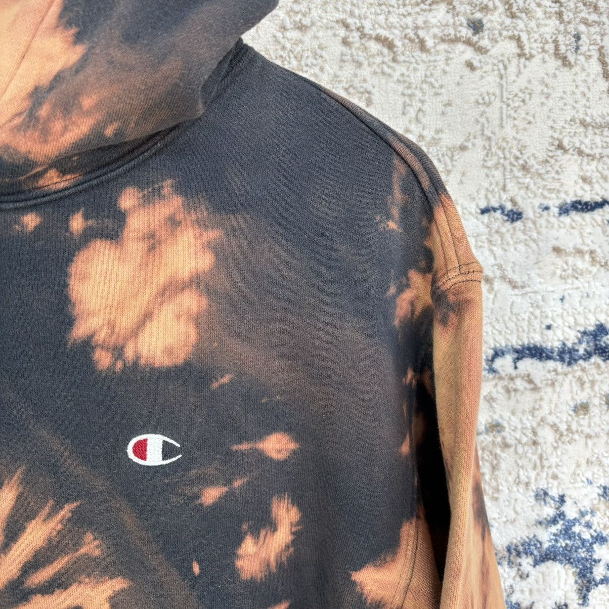 Champion Champion Tie Dye Embroidered Logo Sweatshirt Hoodie Size US L / EU 52-54 / 3 - 4 Thumbnail