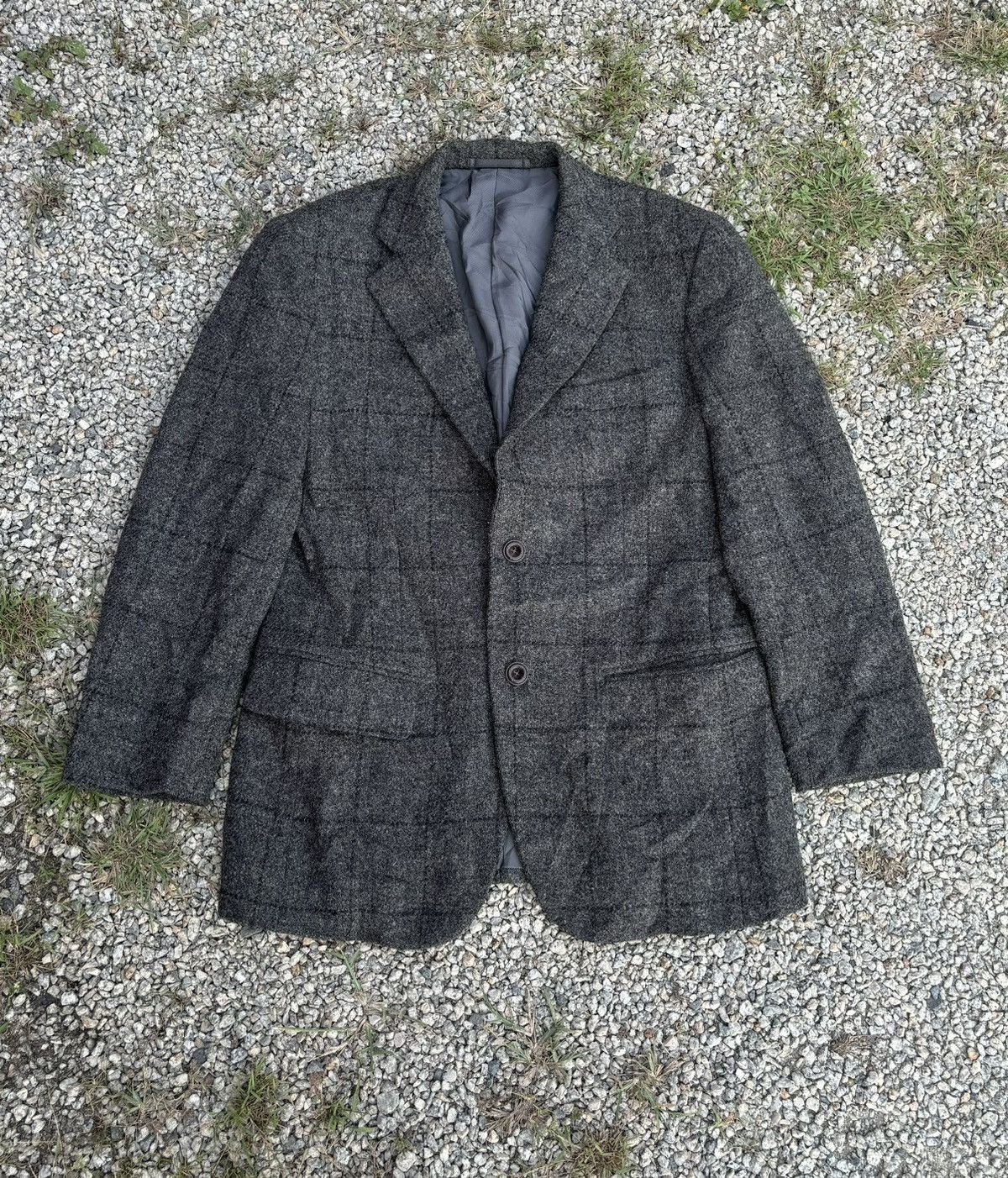 Beams Plus × Harris Tweed 🔥HARRIS TWEED CHECKERED BLAZER JACKET Size US S / EU 44-46 / 1 - 1 Thumbnail