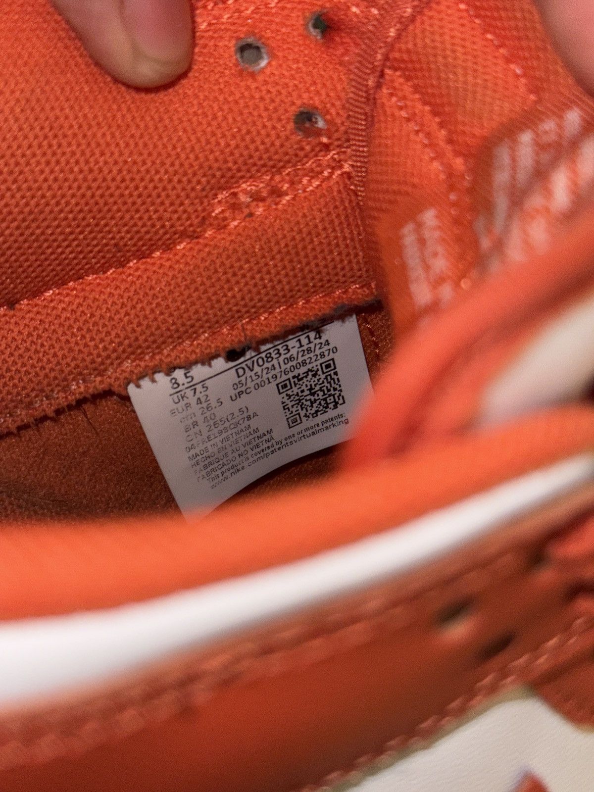 Nike Dunk Low syracuse Size US 8.5 / EU 41-42 - 6 Thumbnail