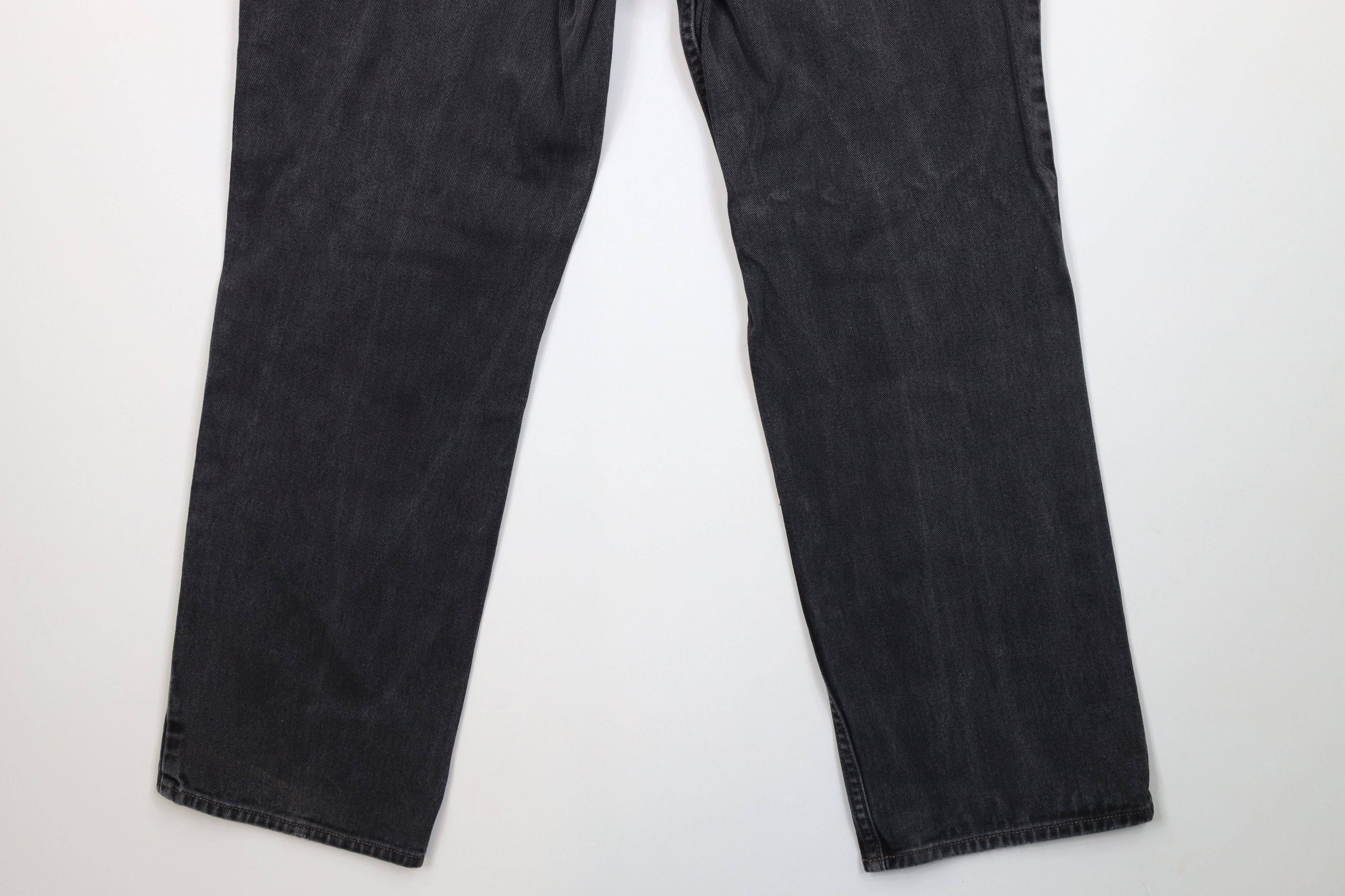 Tommy Hilfiger Vintage 90s Tommy Hilfiger Spell Out Wide Leg Denim Jeans Size US 33 - 15 Thumbnail