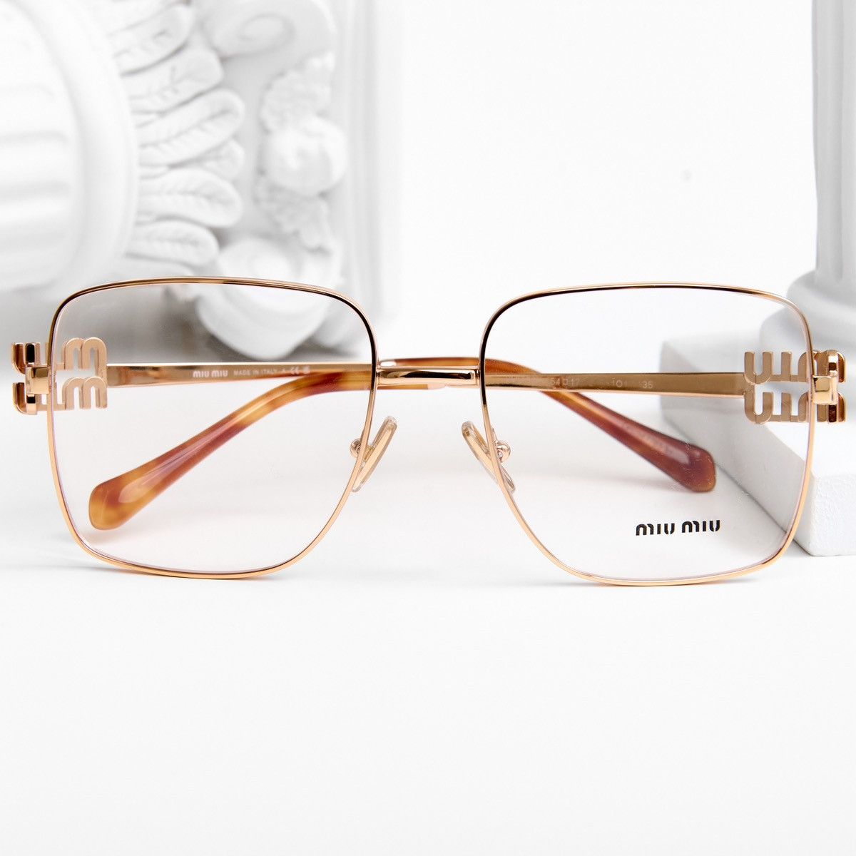 Miu Miu MIU MIU 0MU 51XV ZVF1O1 GLASSES Size ONE SIZE - 6 Thumbnail