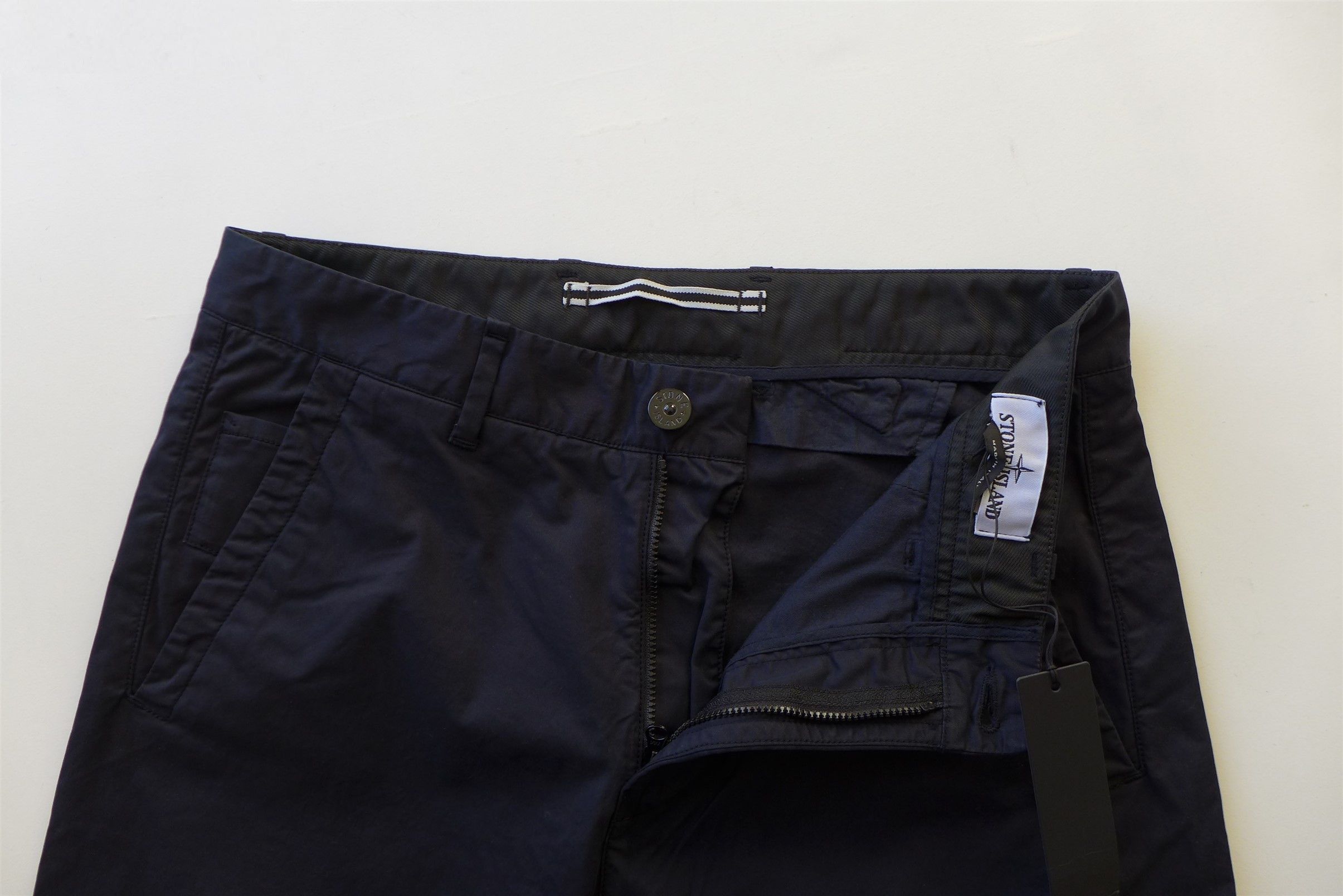 Stone Island Stone Island Trousers - Navy Cotton - 32" Waist Size US 30 / EU 46 - 5 Thumbnail
