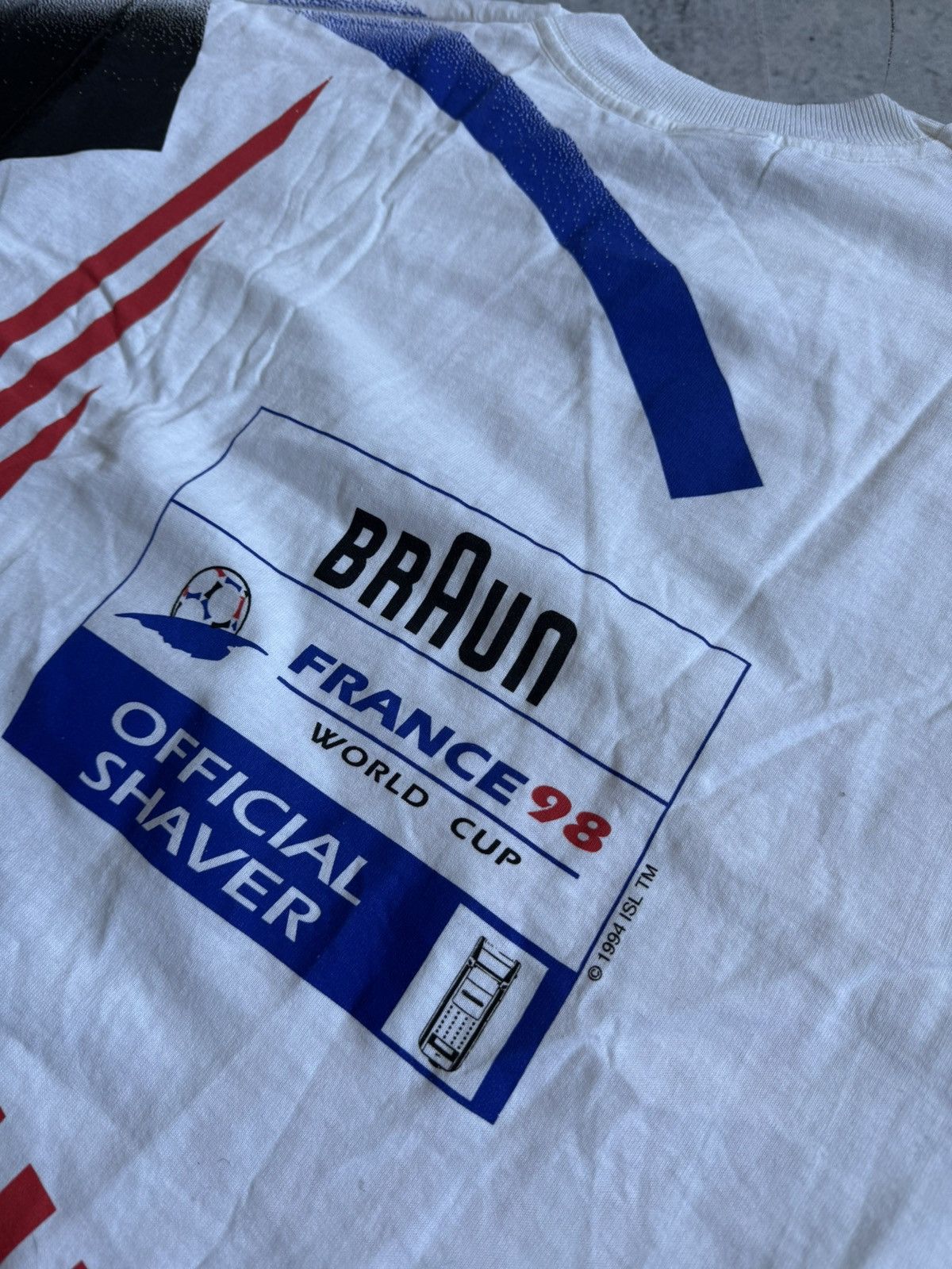 Braun × Vintage Vintage 1994 Braun France WORLD CUP ISL tm Size US XL / EU 56 / 4 - 9 Thumbnail